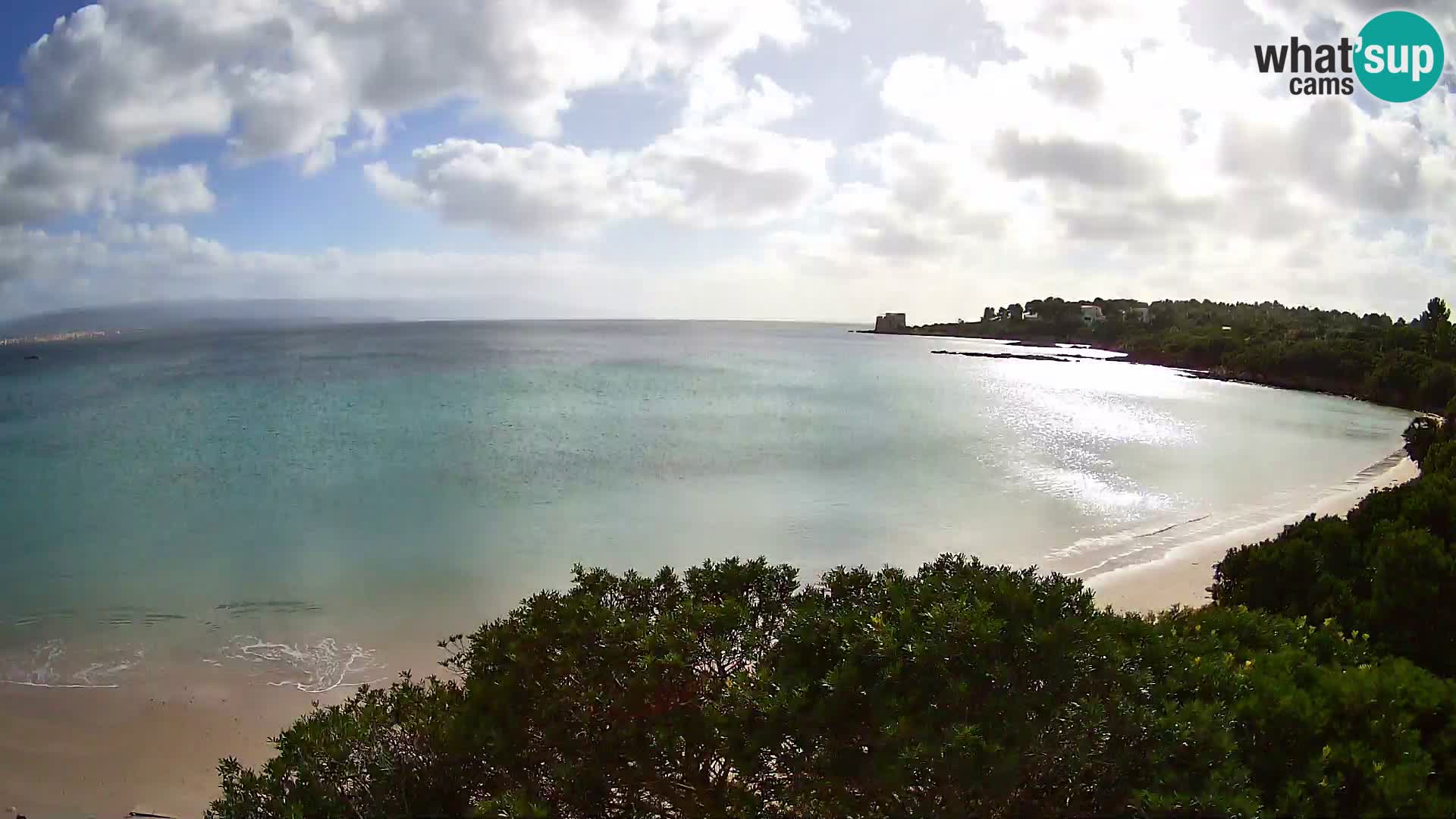 Kamera plaža Lazzaretto | Alghero | Sardinija