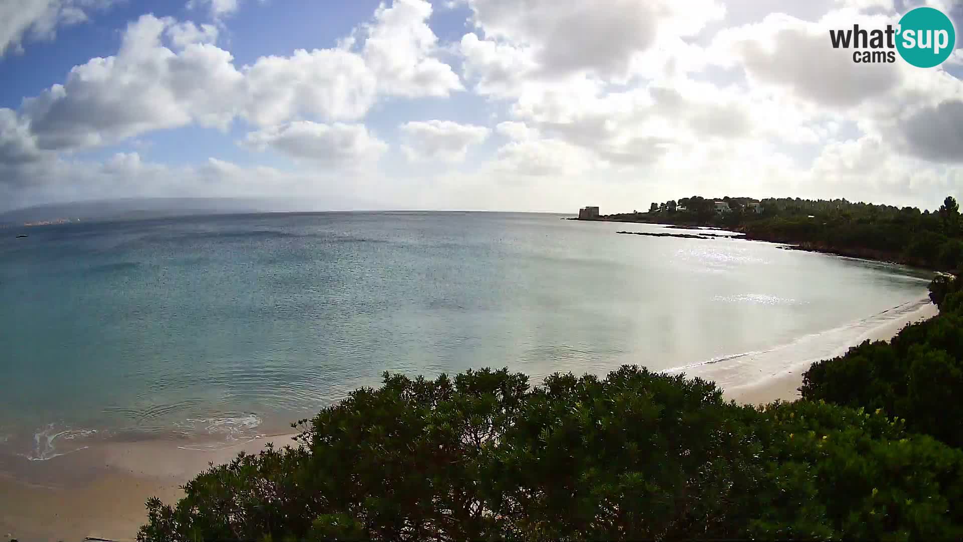 Webcam Lazzaretto beach | Alghero | Sardinia