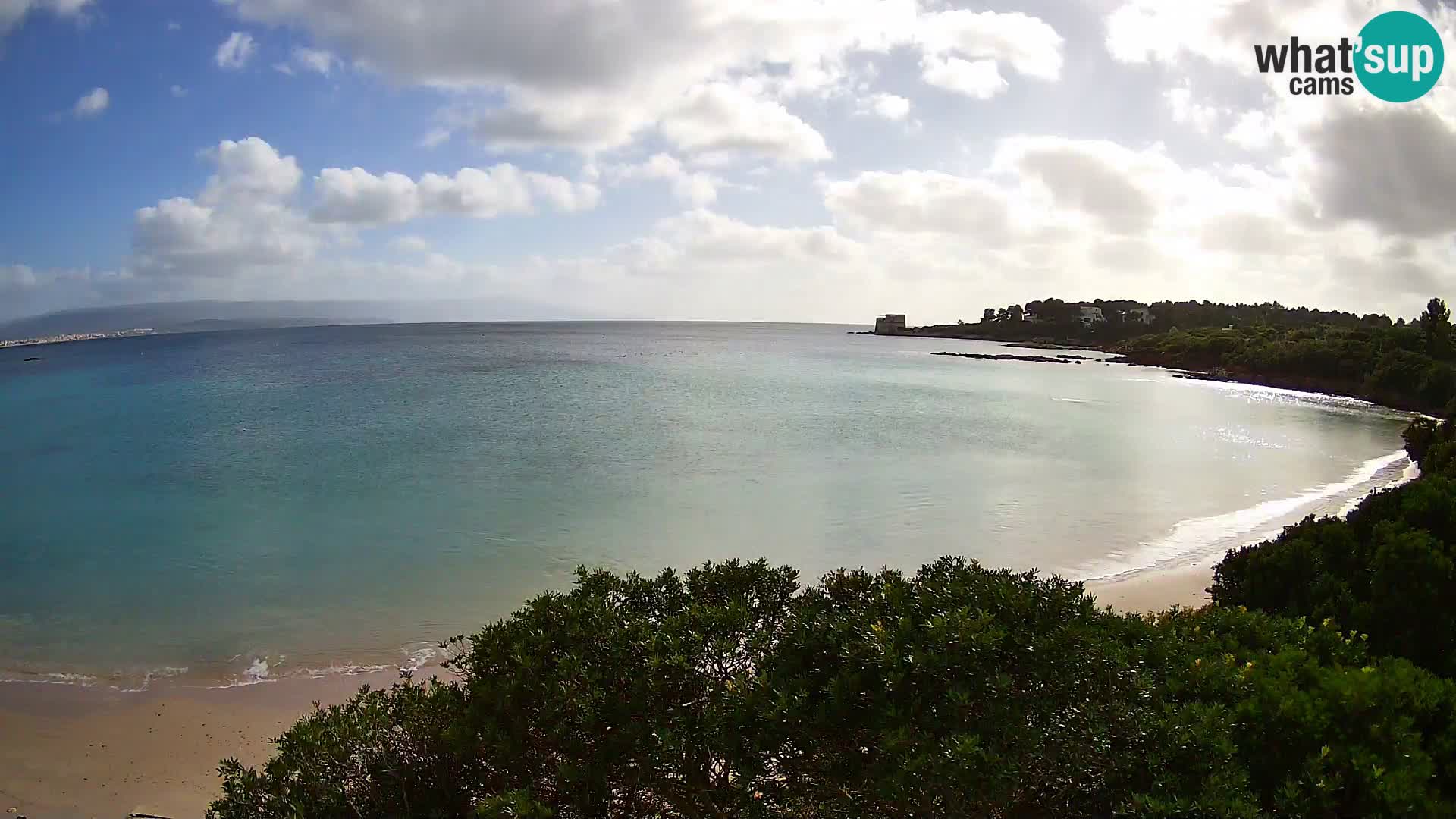Webcam Lazzaretto beach | Alghero | Sardinia