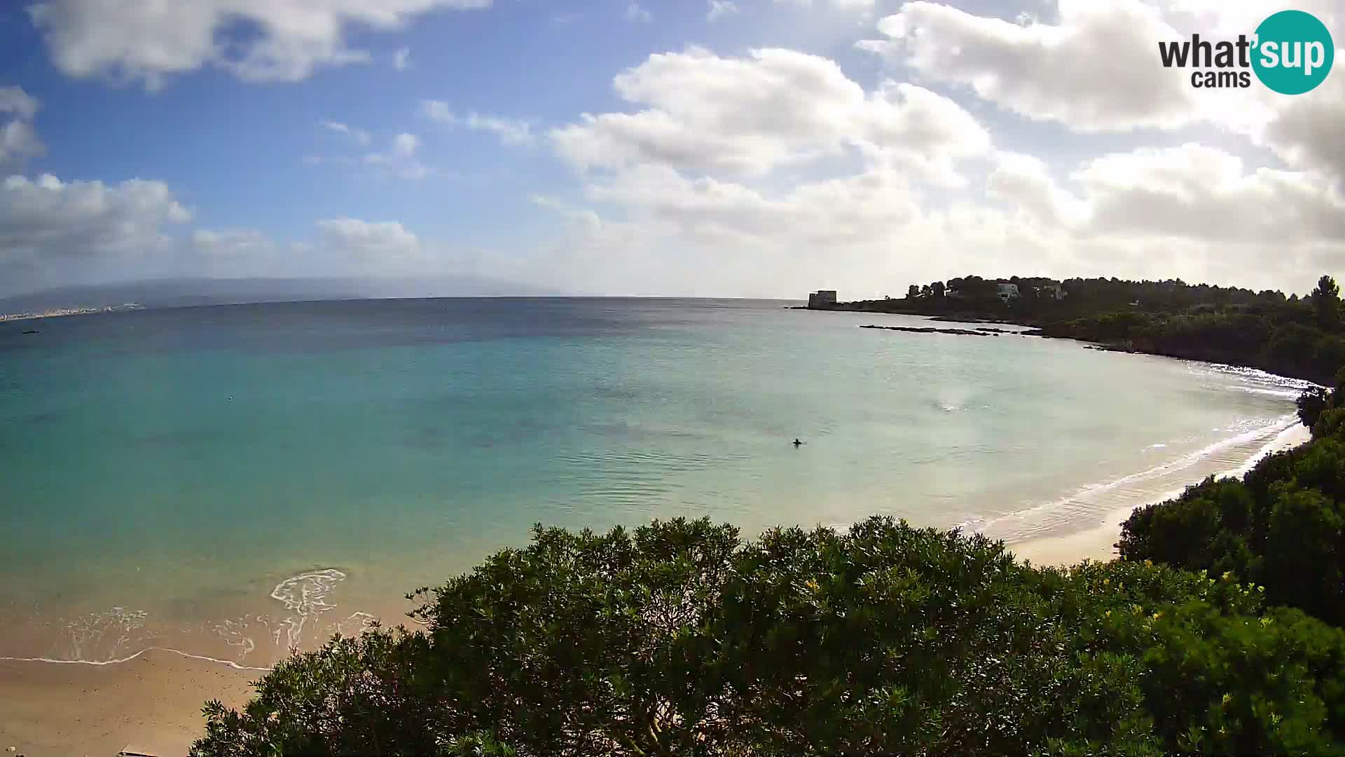 Webcam Lazzaretto Strand | Alghero | Sardinien