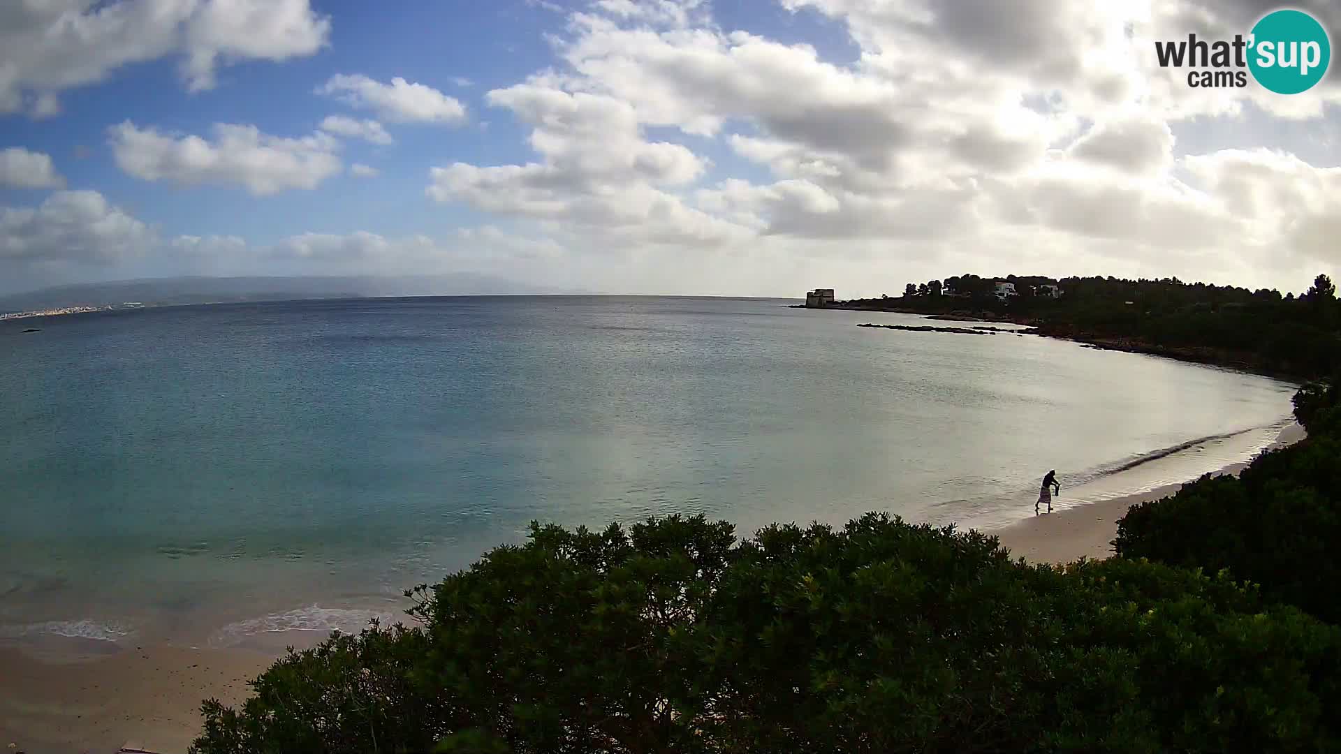 Kamera plaža Lazzaretto | Alghero | Sardinija