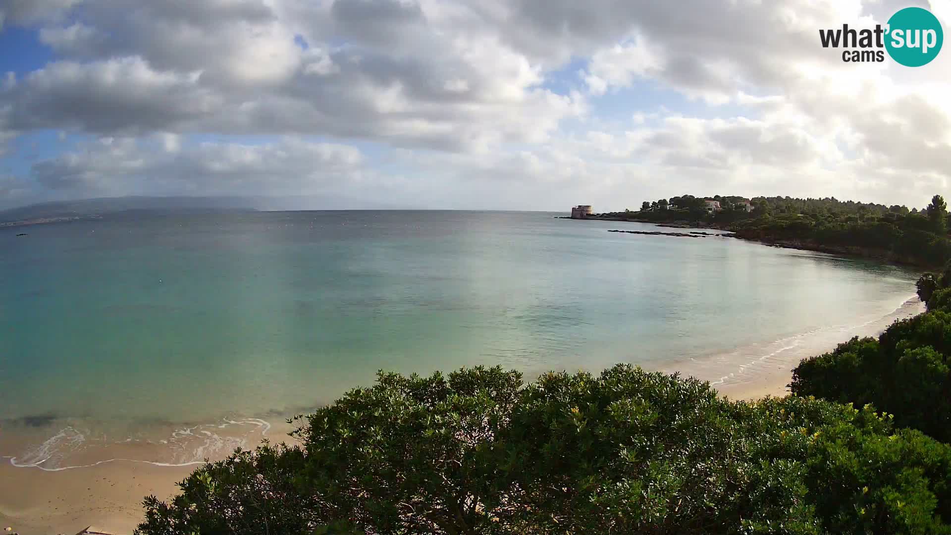 Webcam Lazzaretto beach | Alghero | Sardinia