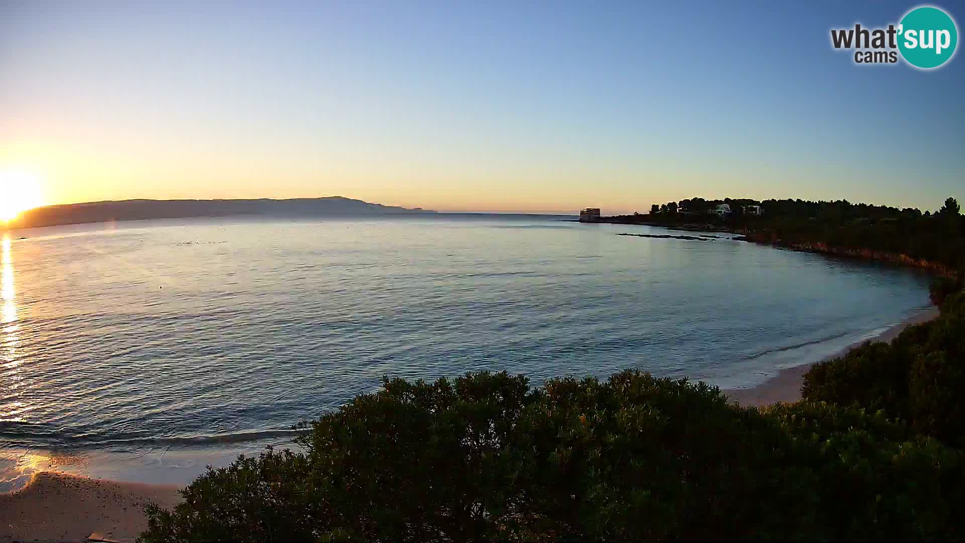 Webcam Lazzaretto beach | Alghero | Sardinia