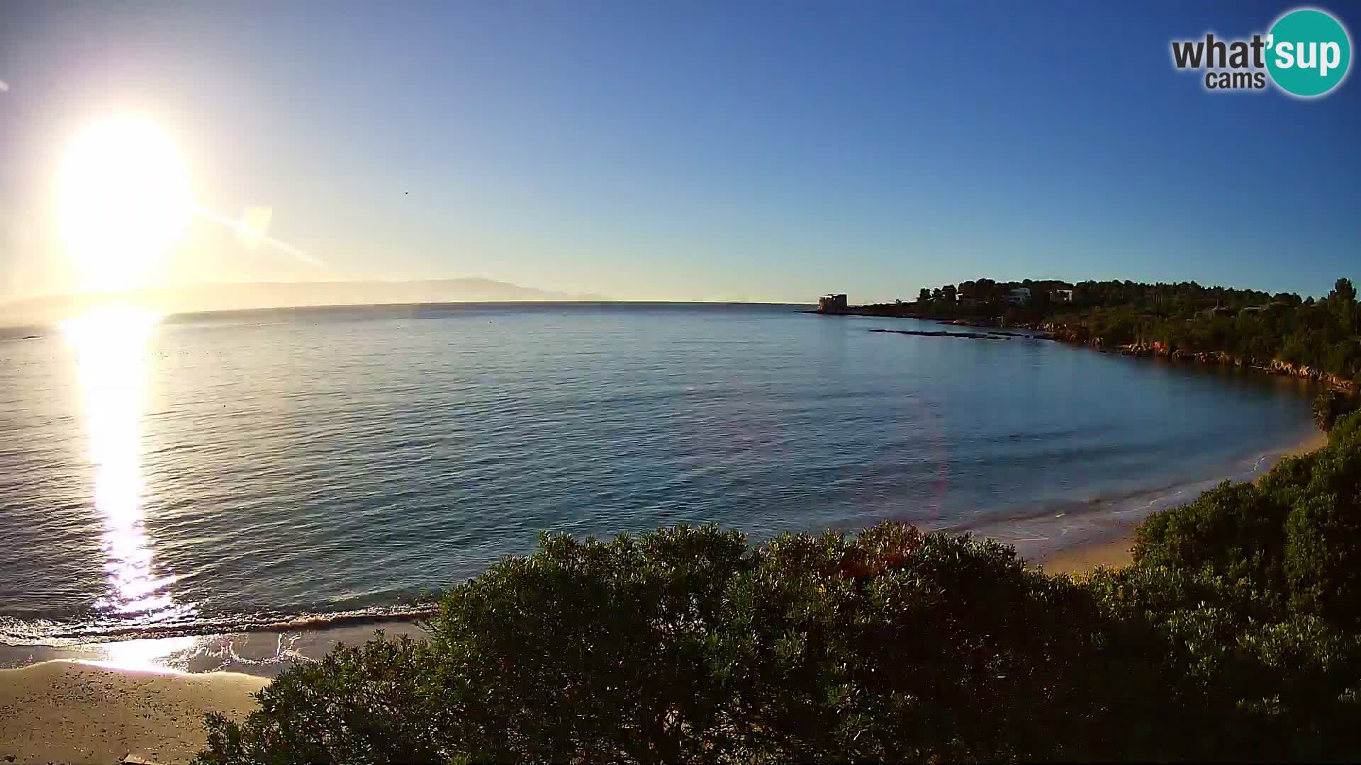 Web kamera plaža Lazzaretto | Alghero | Sardinija