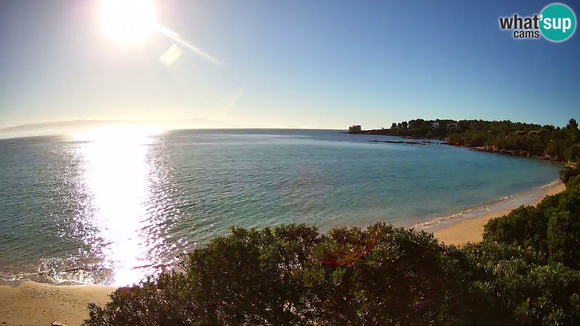 Webcam spiaggia Lazzaretto | Alghero | Sardegna
