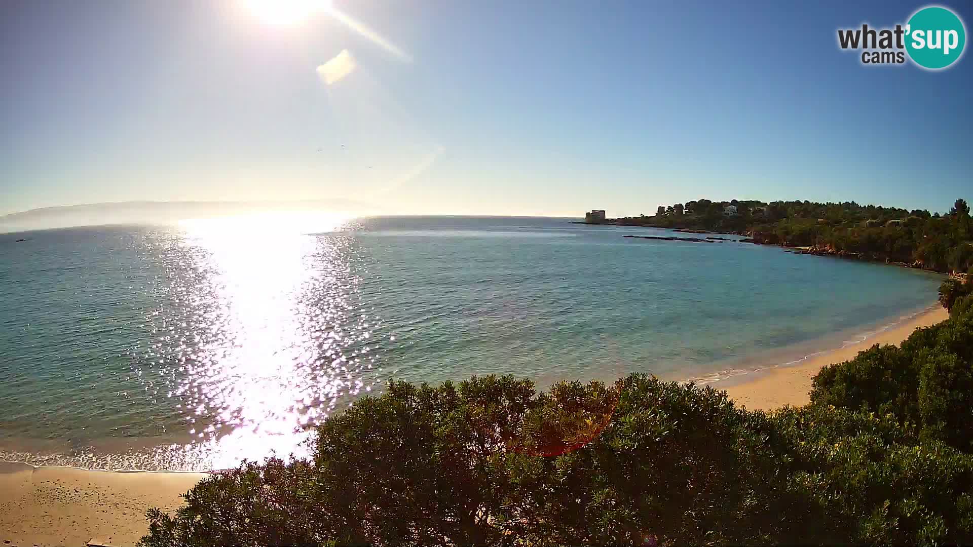 Webcam Lazzaretto Strand | Alghero | Sardinien
