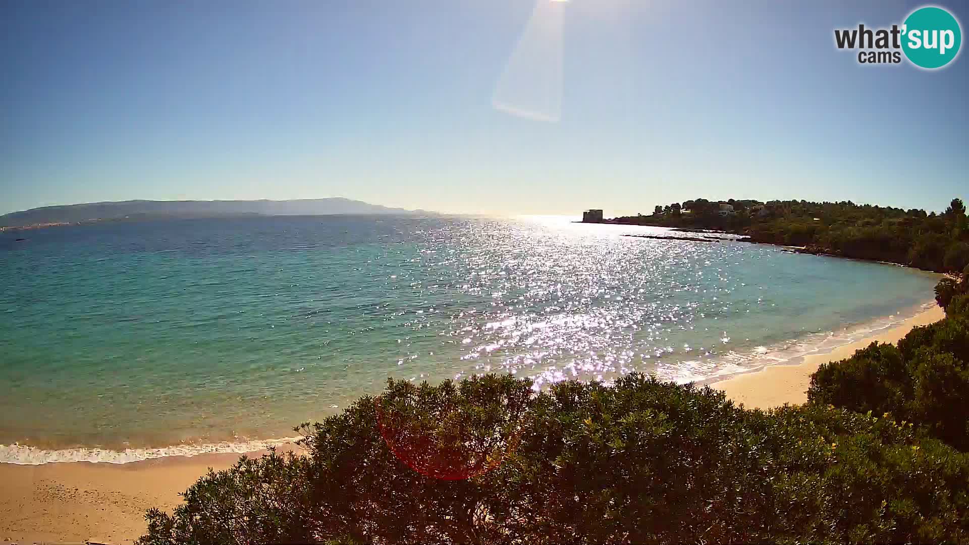 Web kamera plaža Lazzaretto | Alghero | Sardinija