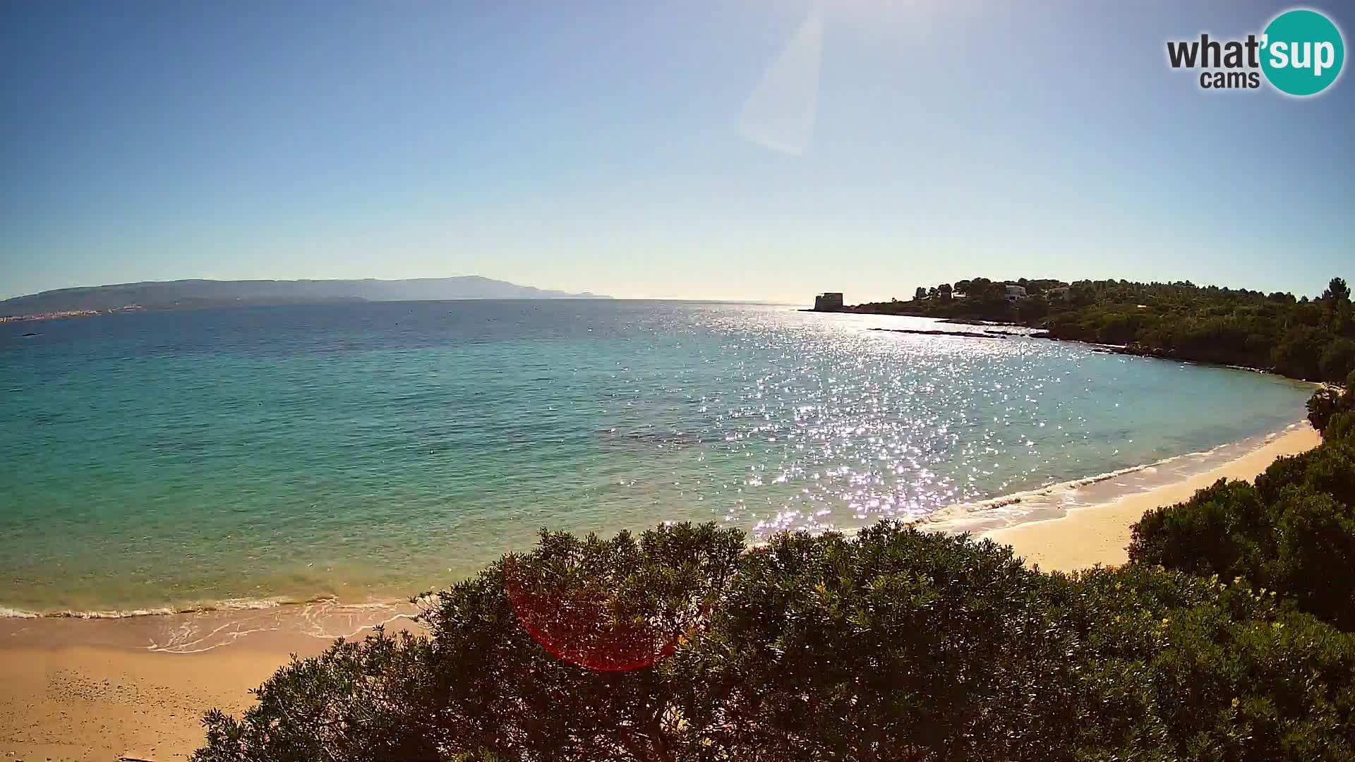 Plage Lazzaretto livecam | Alghero | Sardaigne