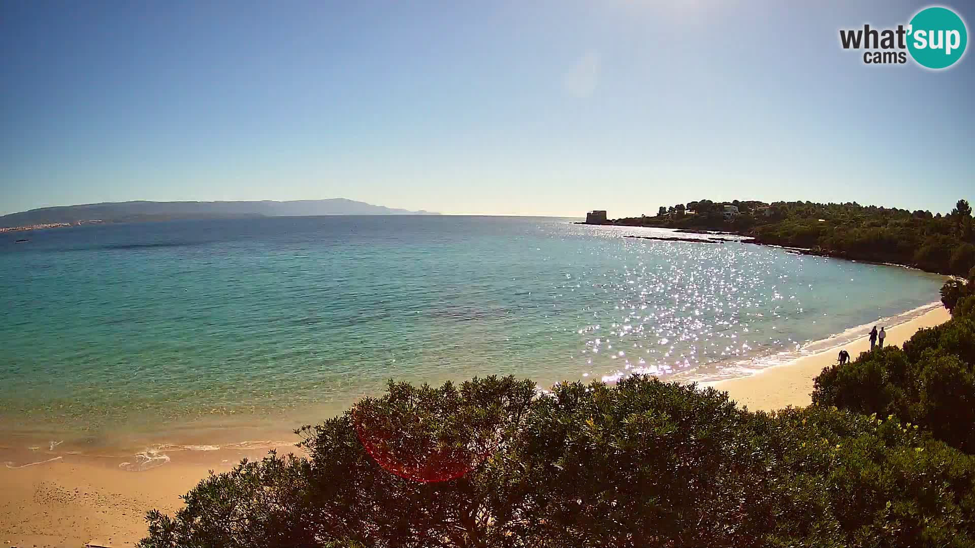 Webcam Lazzaretto beach | Alghero | Sardinia