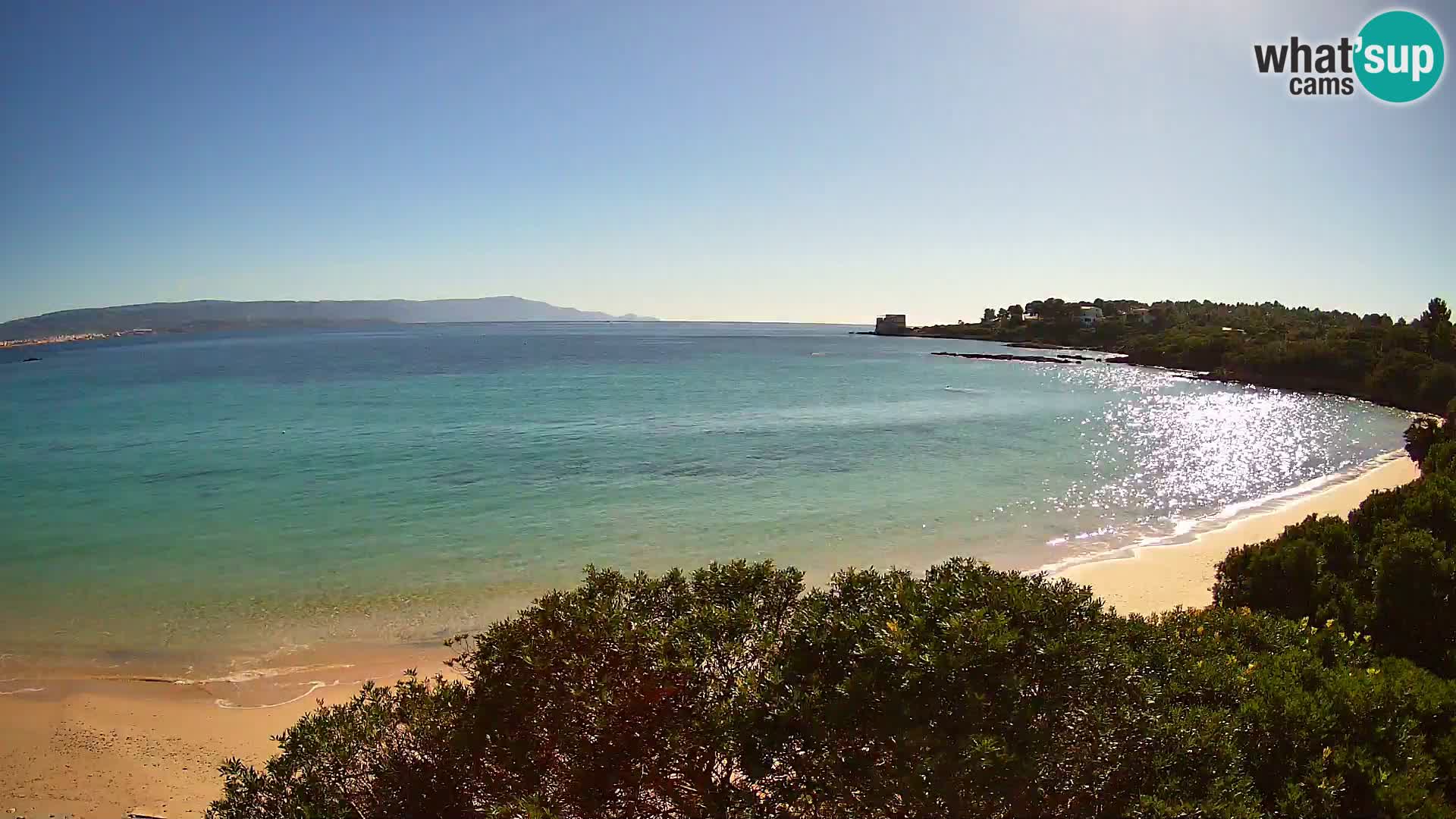 Webcam Lazzaretto beach | Alghero | Sardinia