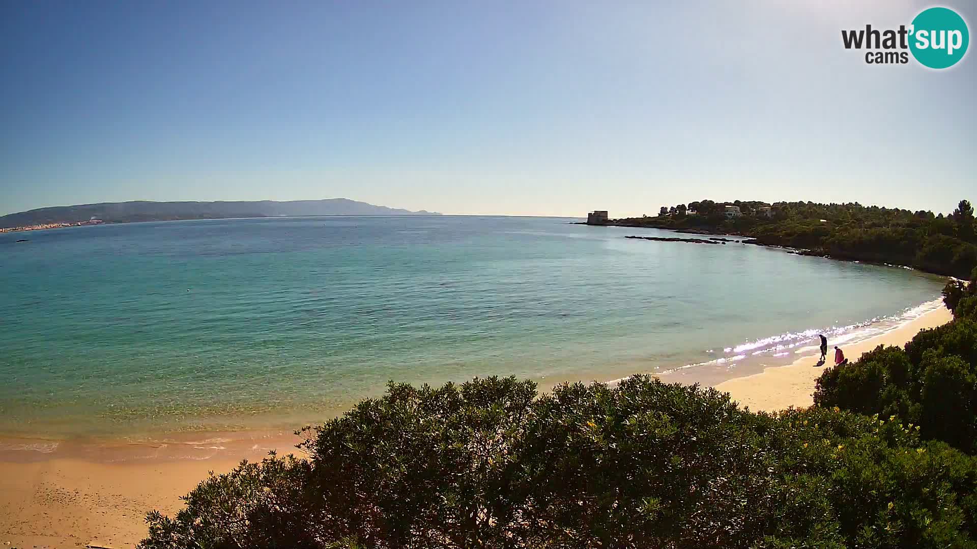 Webcam Lazzaretto Strand | Alghero | Sardinien