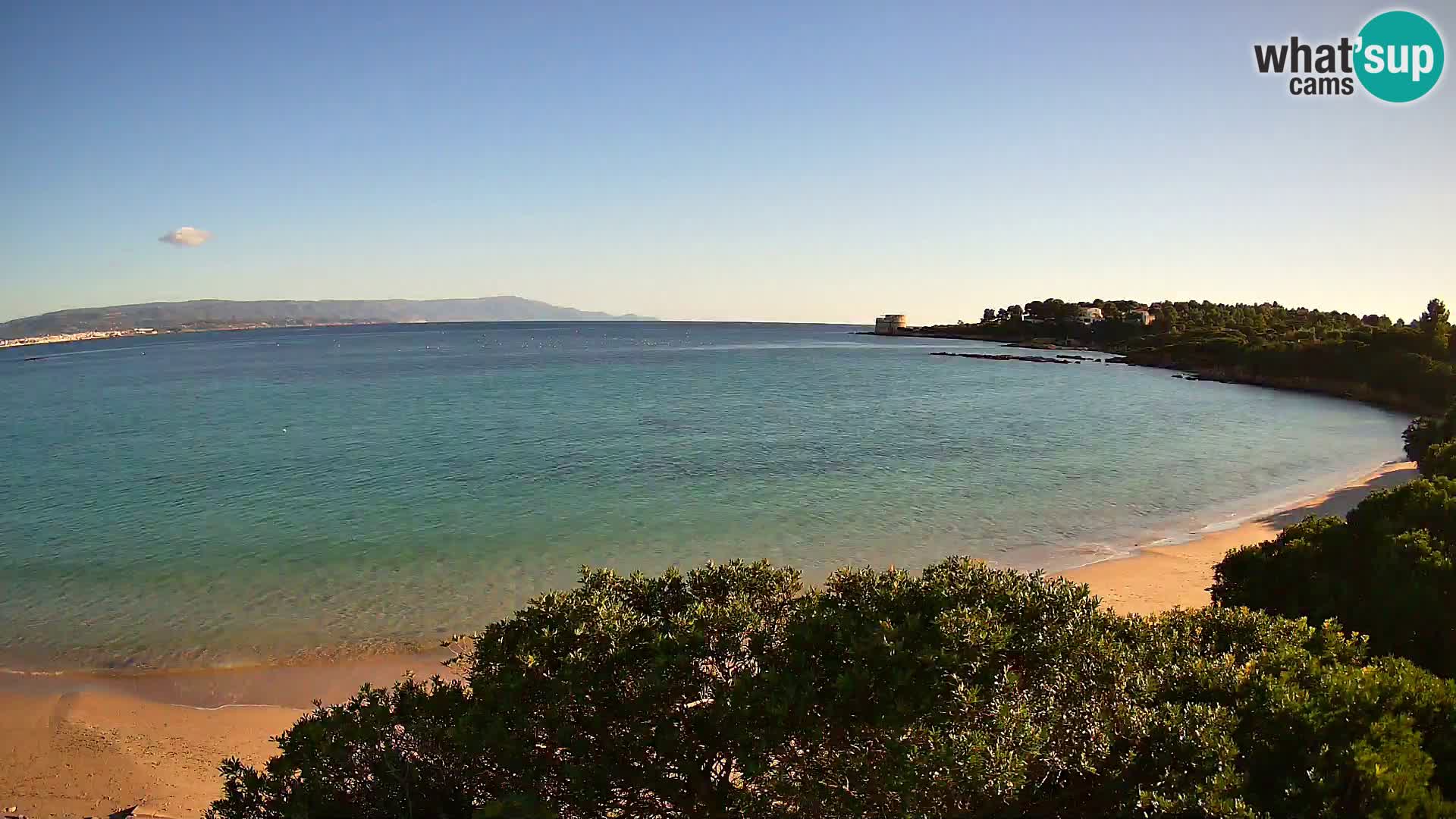 Plage Lazzaretto livecam | Alghero | Sardaigne