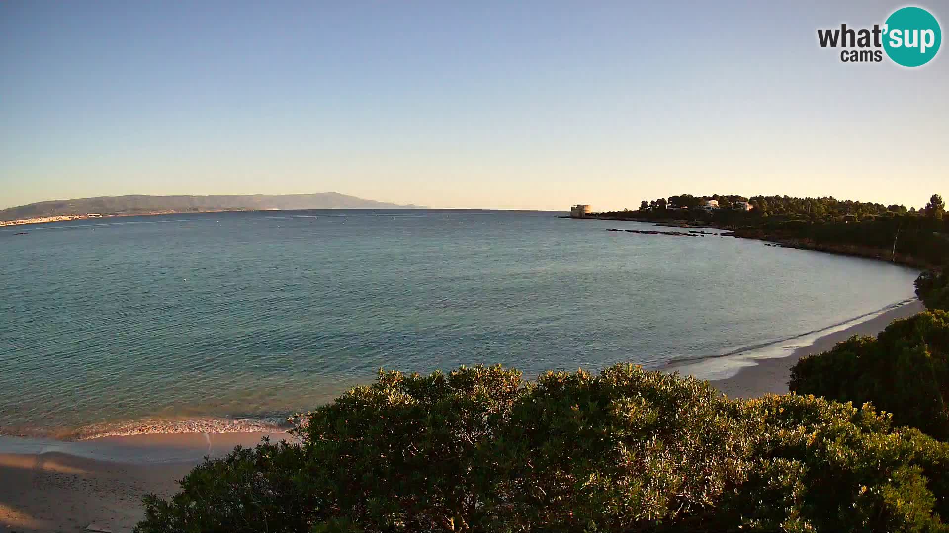 Kamera plaža Lazzaretto | Alghero | Sardinija