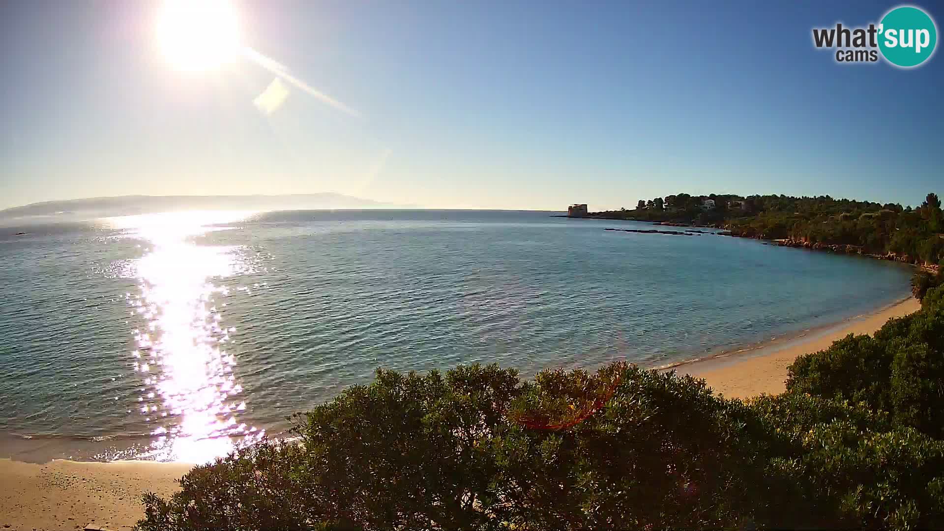 Kamera plaža Lazzaretto | Alghero | Sardinija