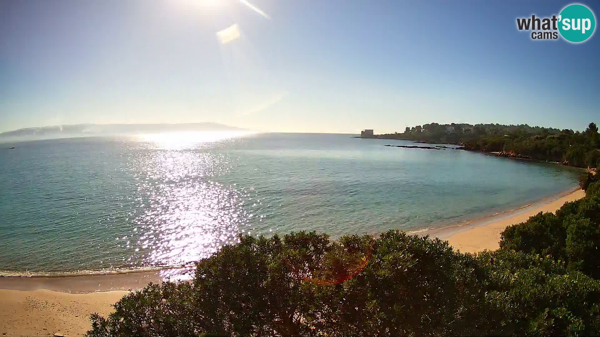 Web kamera plaža Lazzaretto | Alghero | Sardinija