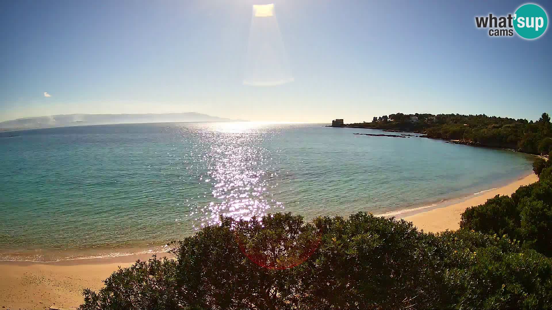 Kamera plaža Lazzaretto | Alghero | Sardinija