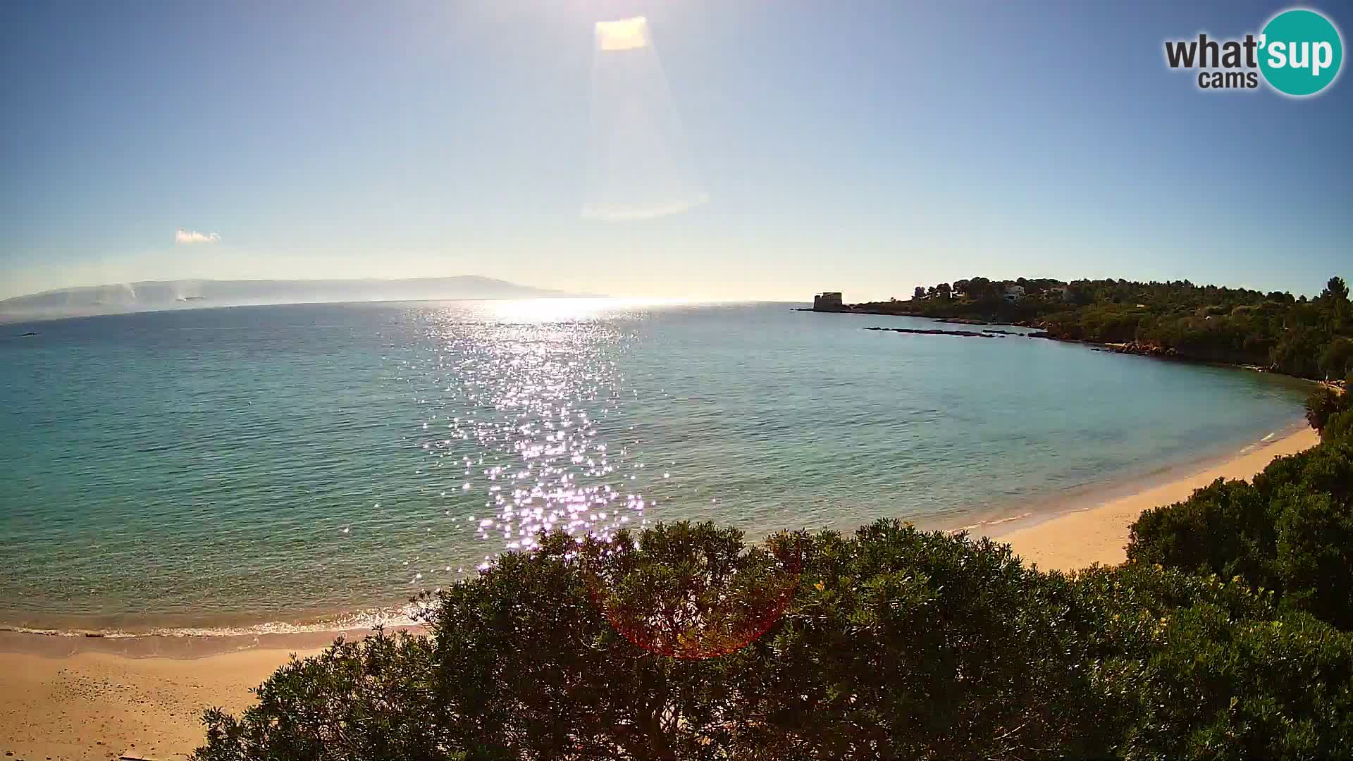 Web kamera plaža Lazzaretto | Alghero | Sardinija