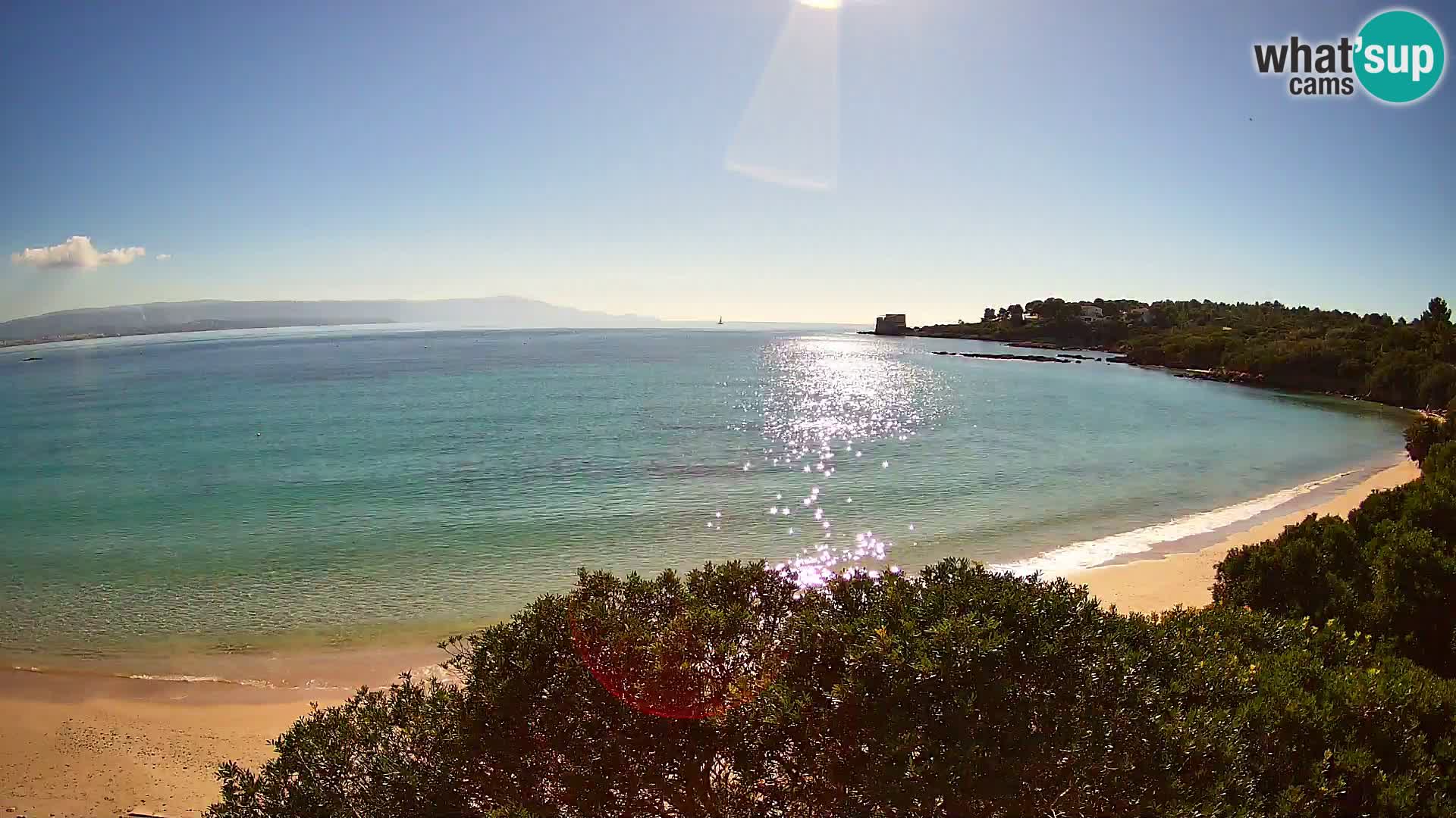 Web kamera plaža Lazzaretto | Alghero | Sardinija