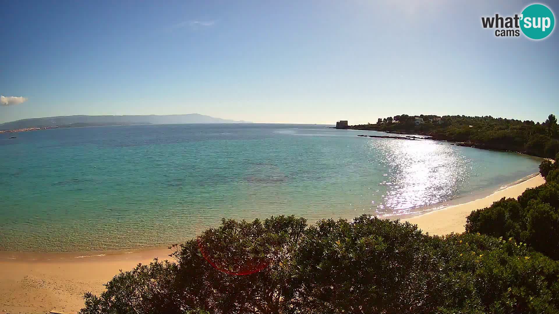 Plage Lazzaretto livecam | Alghero | Sardaigne