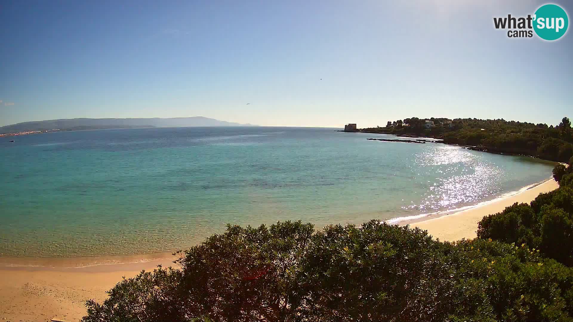 Webcam spiaggia Lazzaretto | Alghero | Sardegna