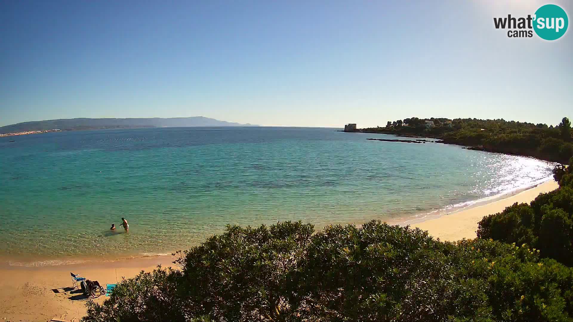 Web kamera plaža Lazzaretto | Alghero | Sardinija