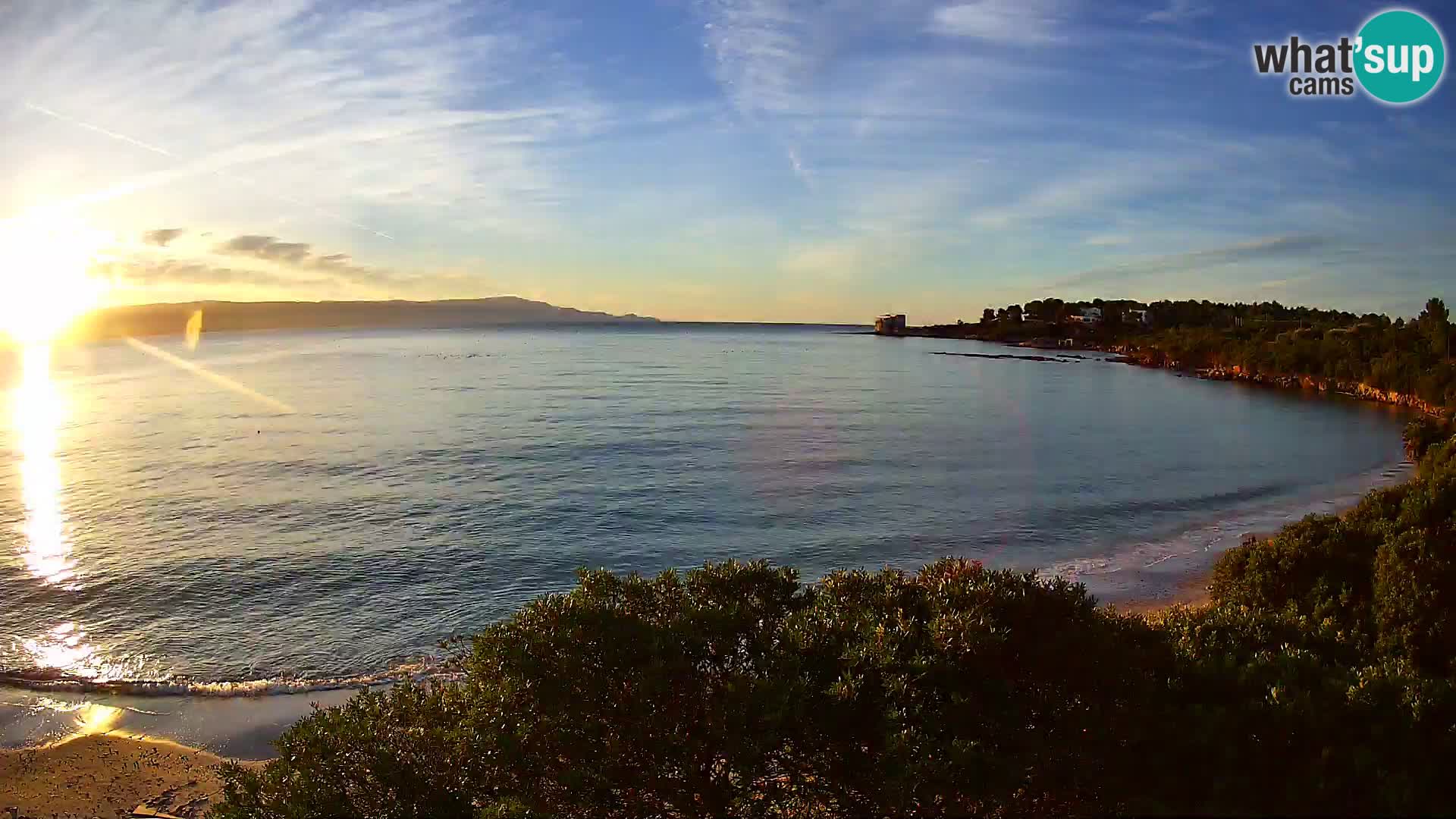 Plage Lazzaretto livecam | Alghero | Sardaigne