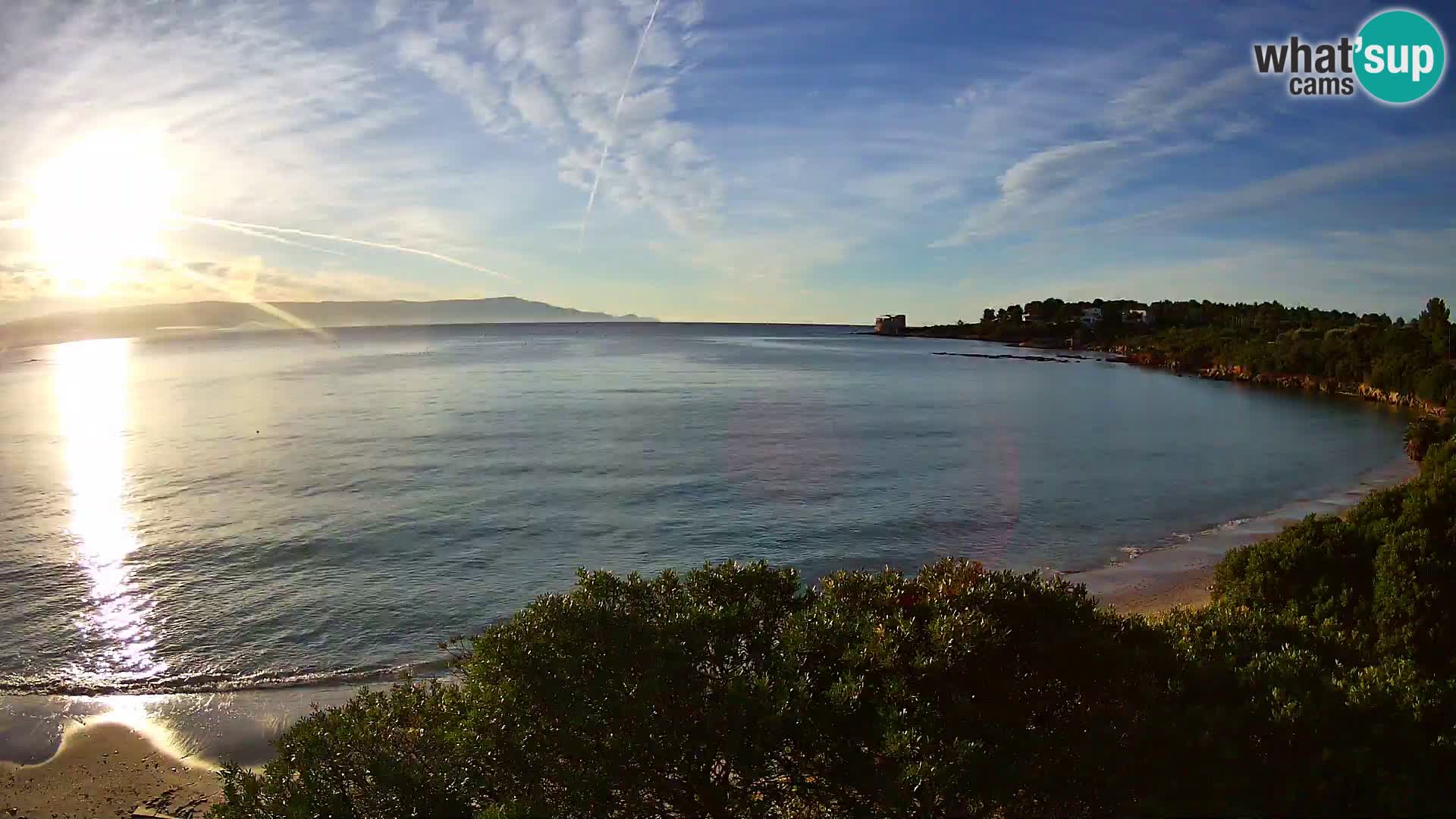 Webcam Lazzaretto Strand | Alghero | Sardinien
