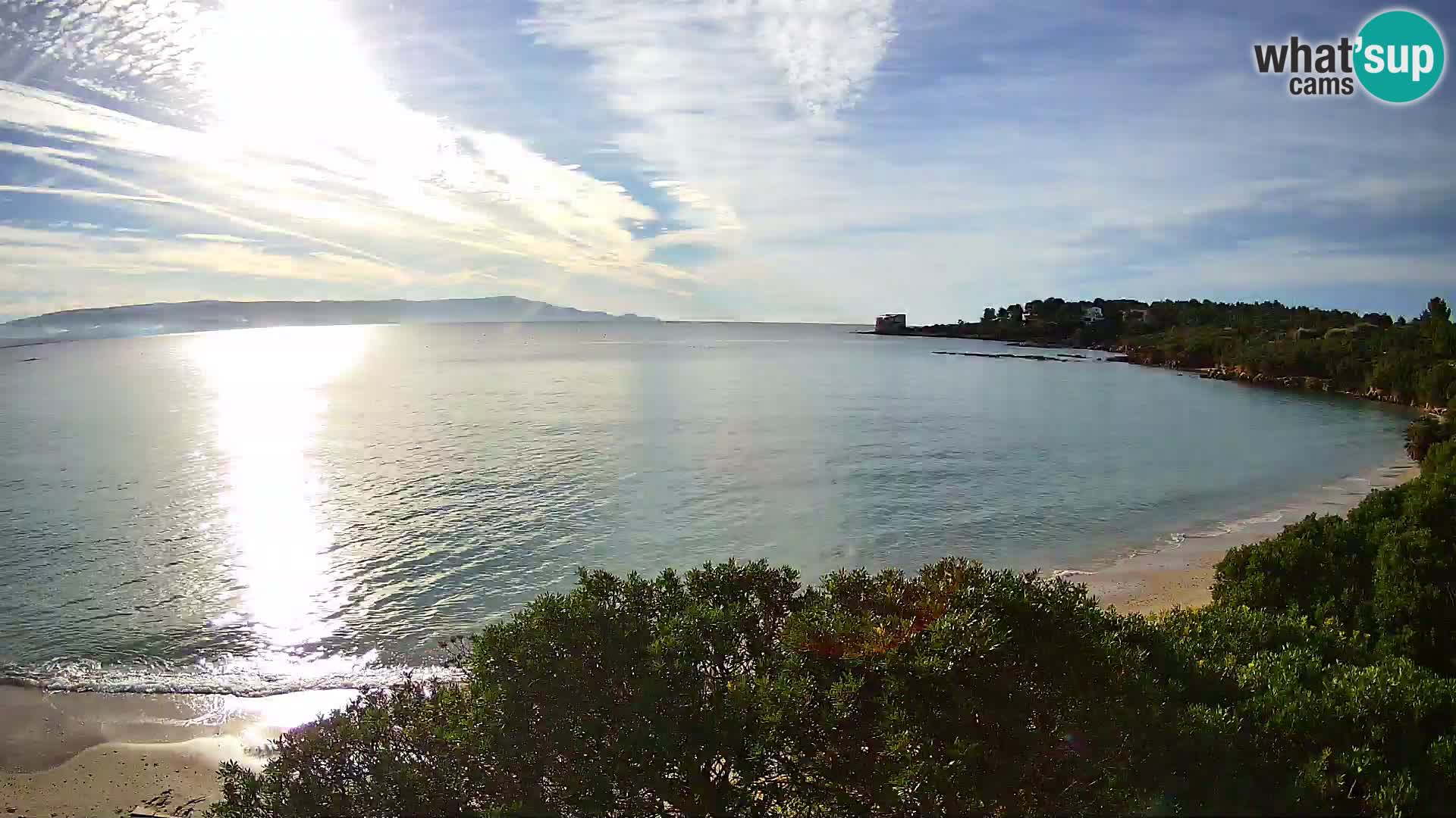 Webcam Lazzaretto beach | Alghero | Sardinia