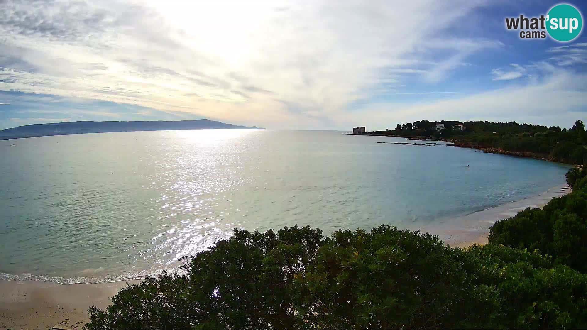 Webcam Lazzaretto beach | Alghero | Sardinia
