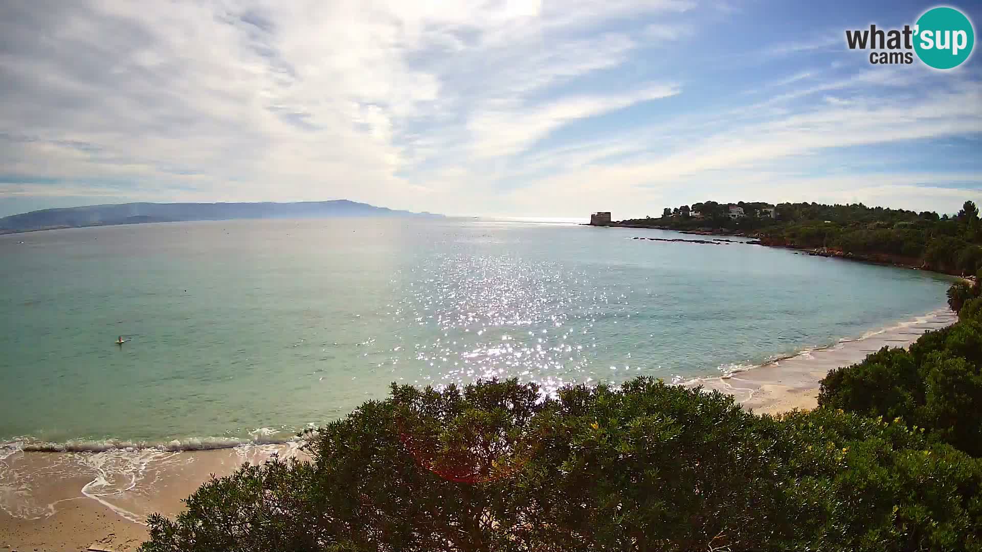Webcam Lazzaretto beach | Alghero | Sardinia