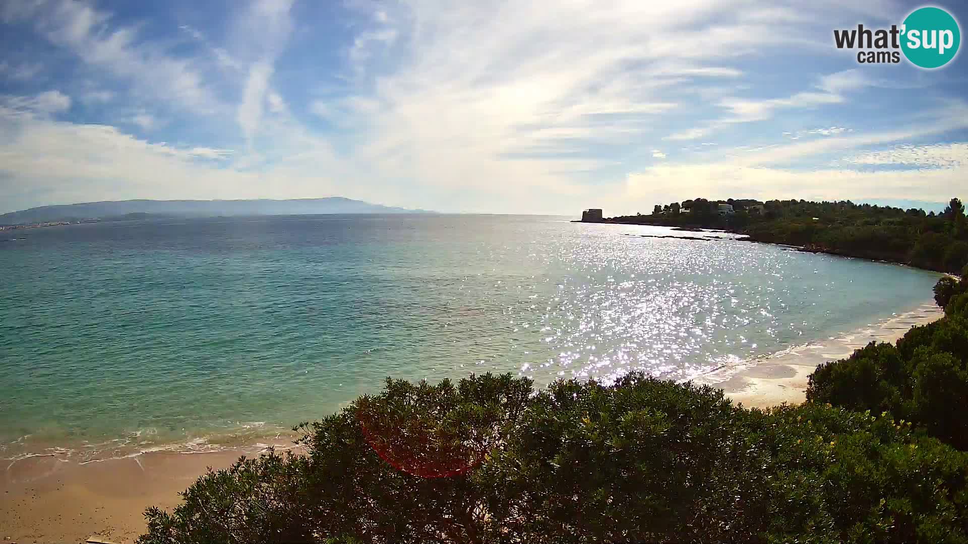 Kamera plaža Lazzaretto | Alghero | Sardinija