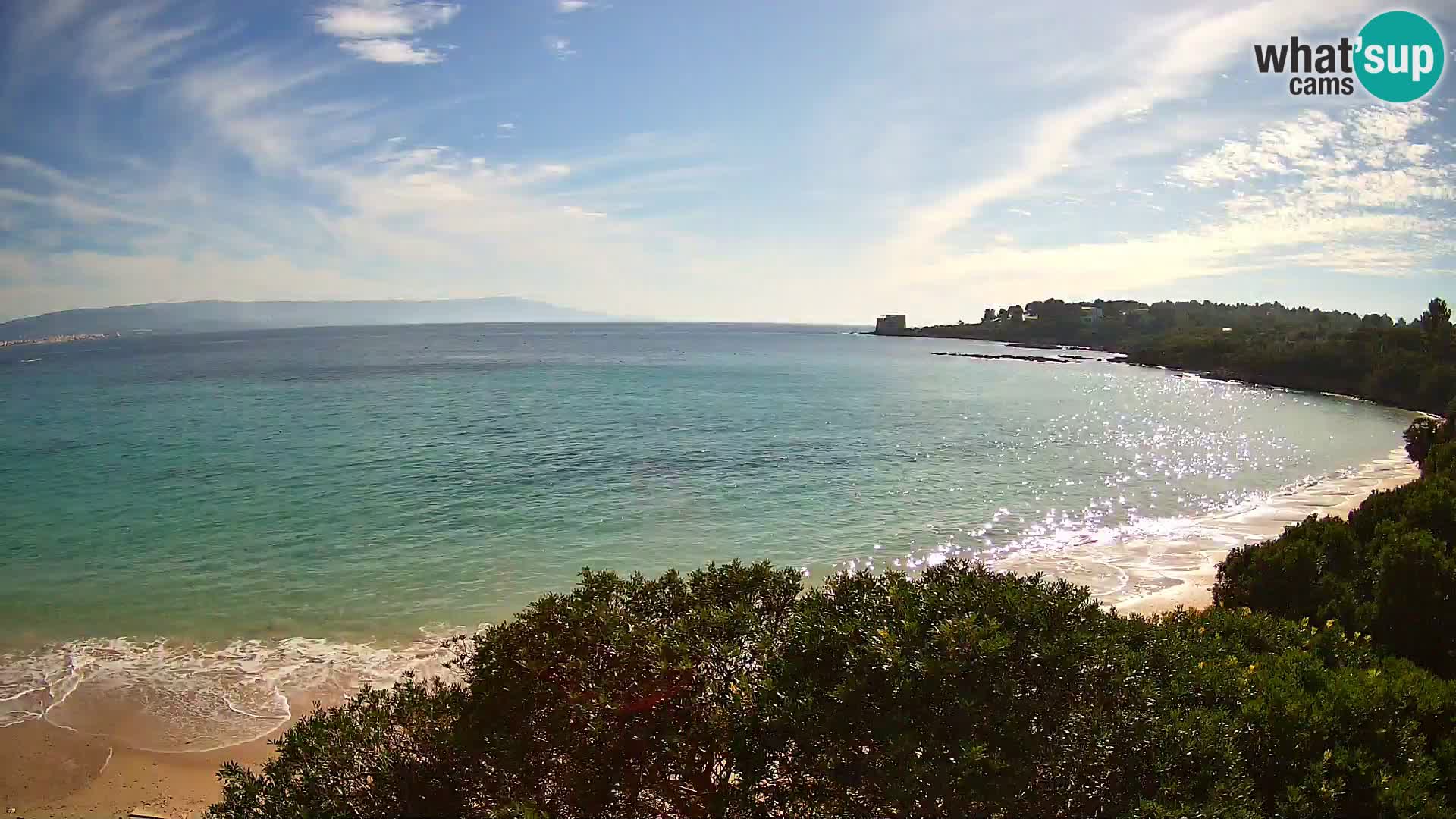 Plage Lazzaretto livecam | Alghero | Sardaigne