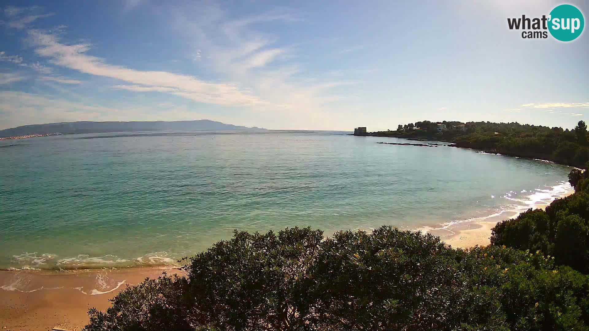 Webcam Lazzaretto beach | Alghero | Sardinia