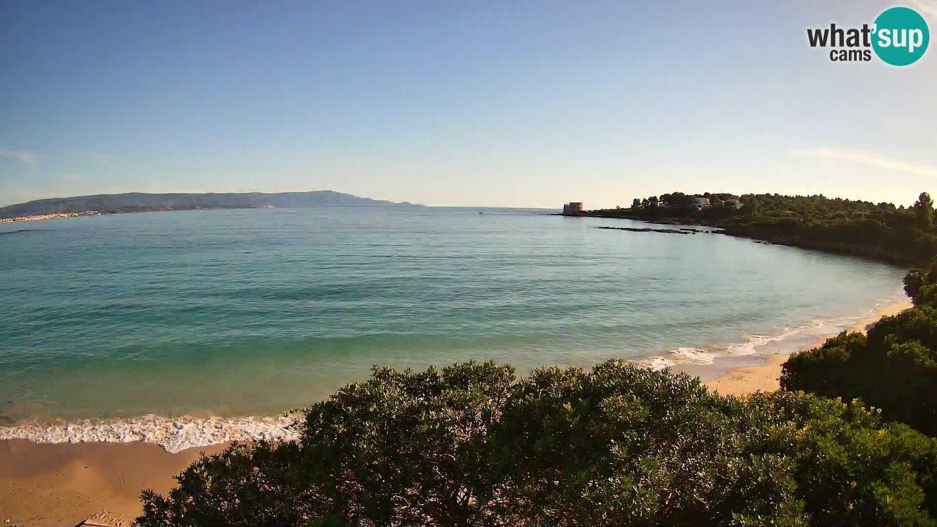 Webcam Lazzaretto Strand | Alghero | Sardinien