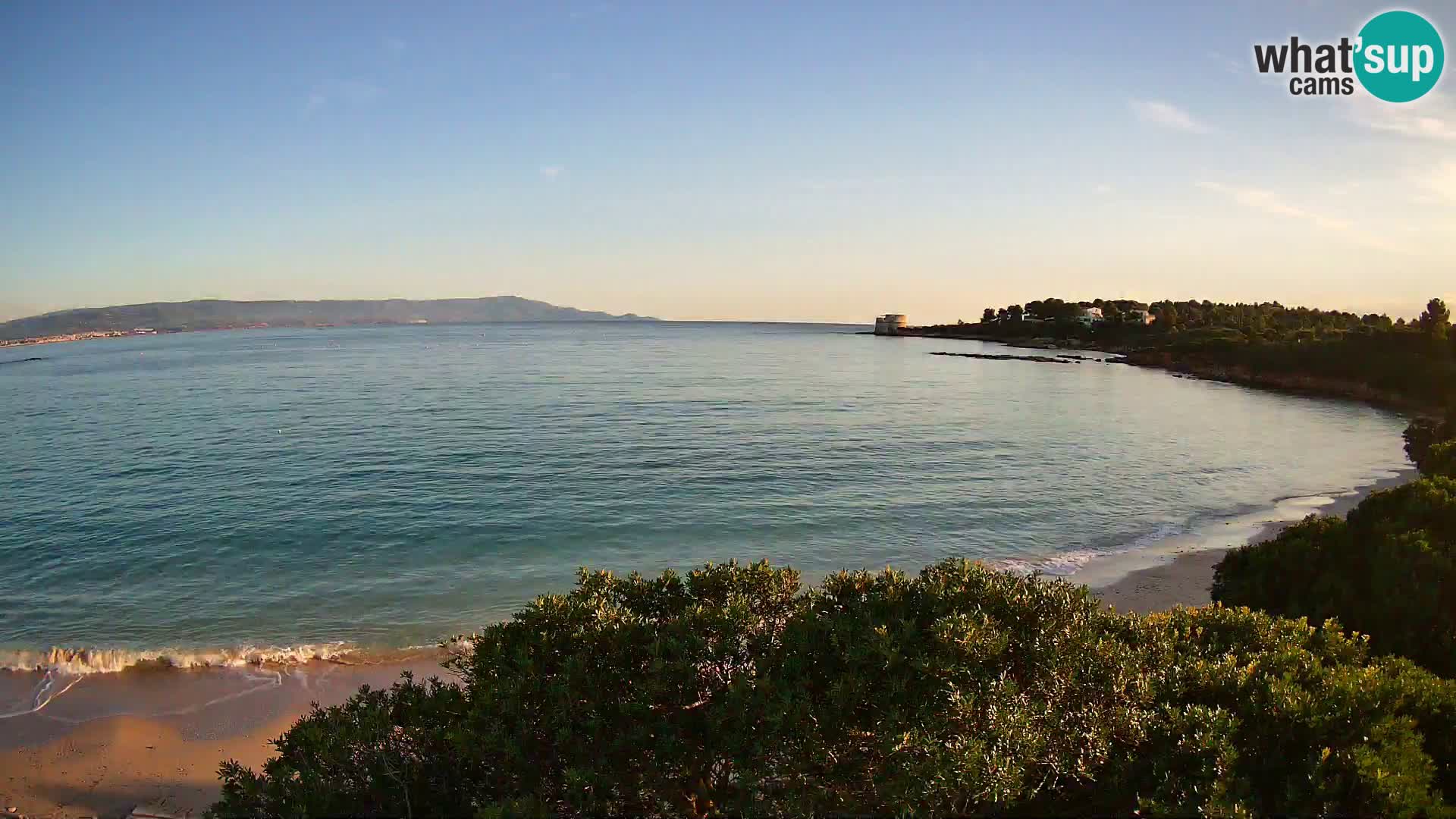 Web kamera plaža Lazzaretto | Alghero | Sardinija