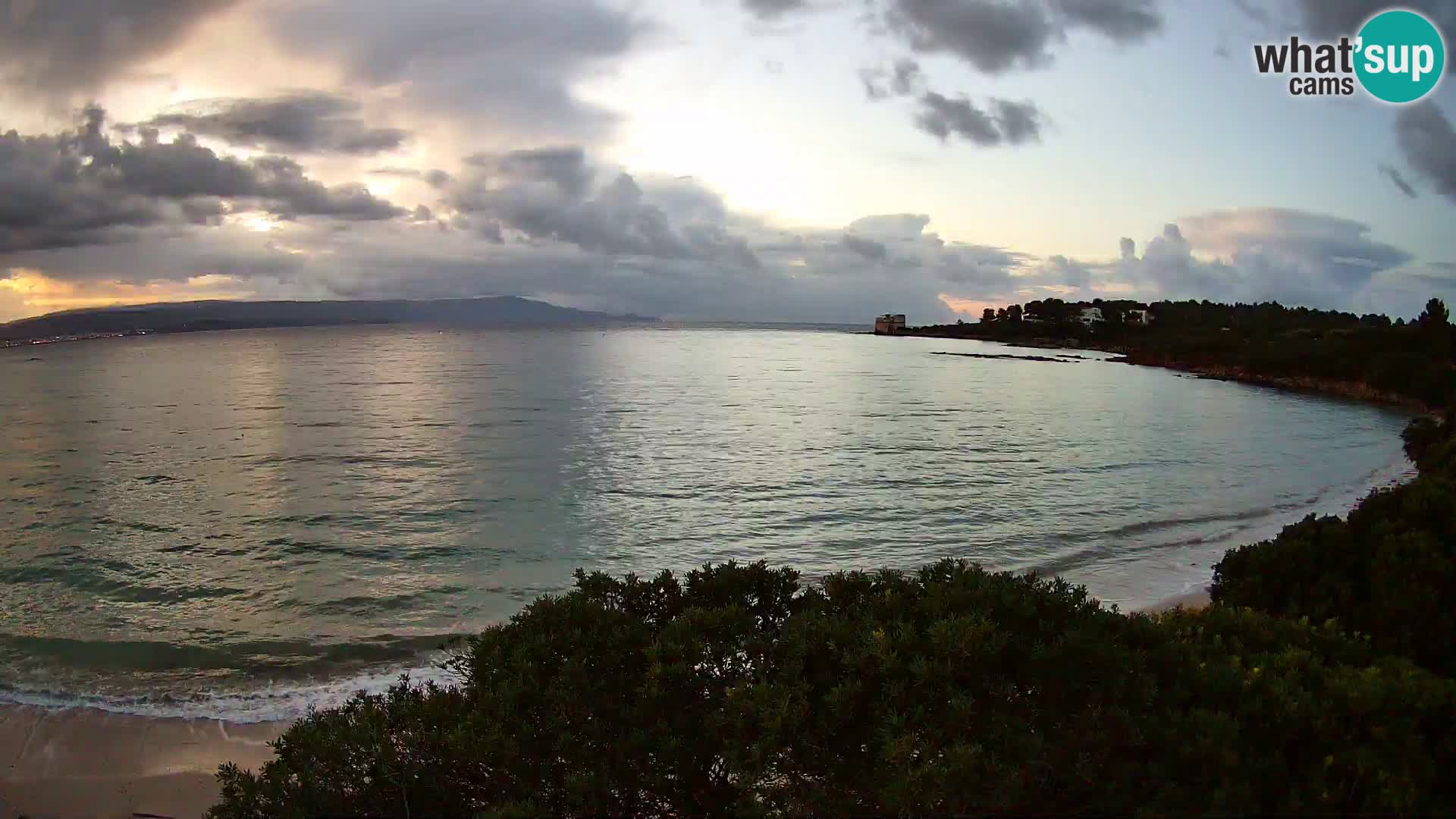 Web kamera plaža Lazzaretto | Alghero | Sardinija