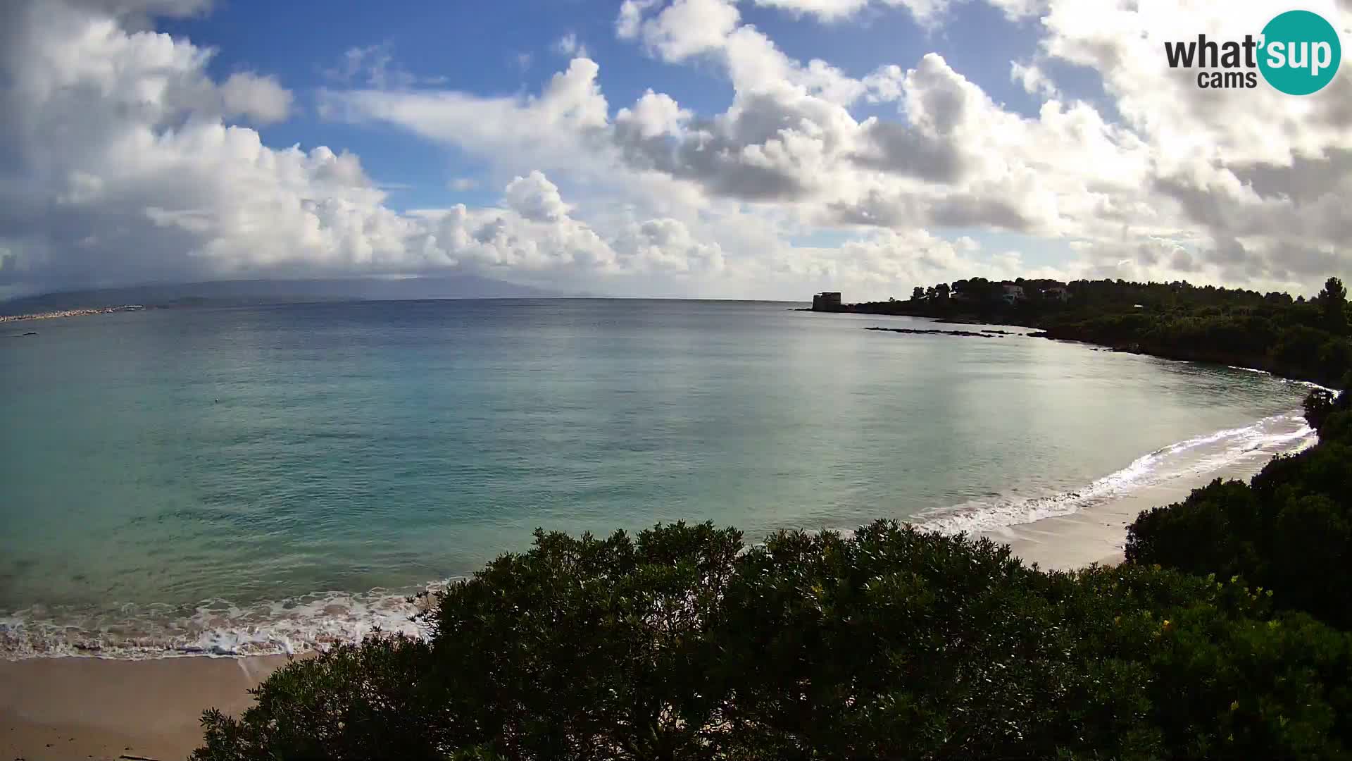 Webcam Lazzaretto beach | Alghero | Sardinia