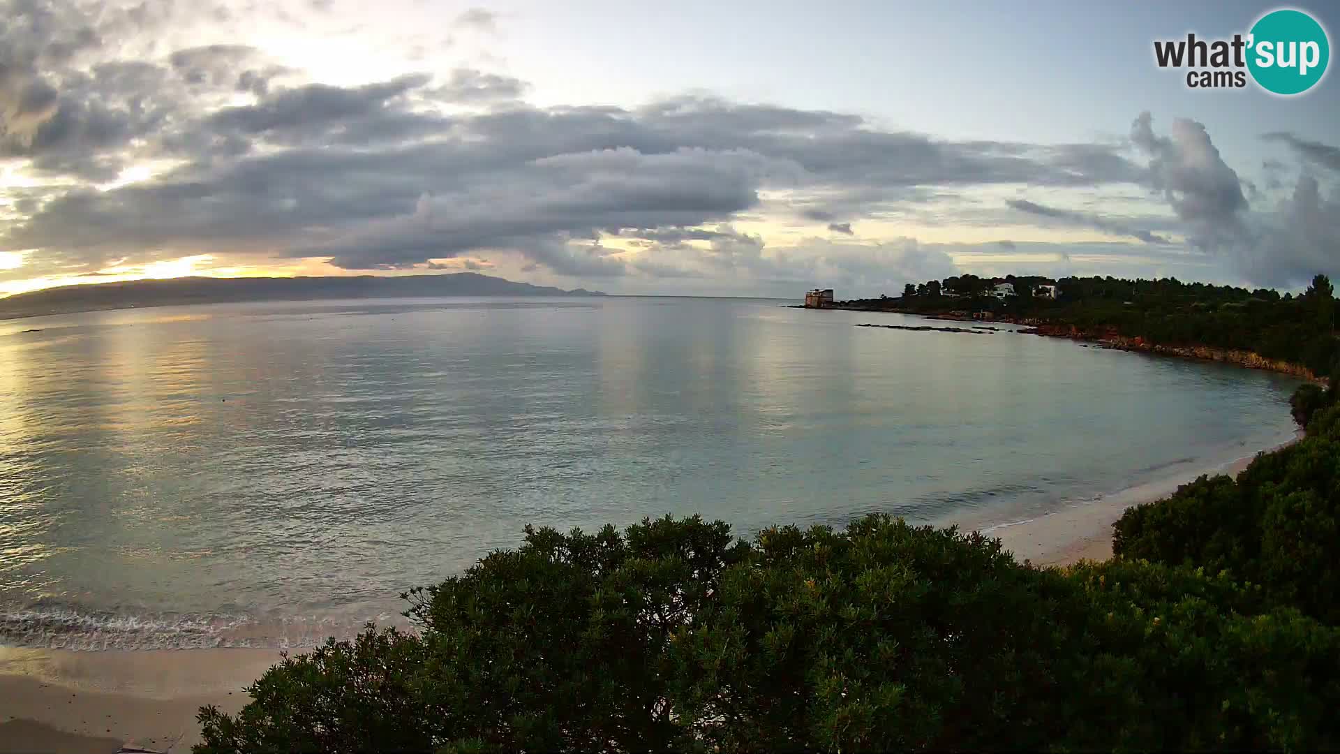 Webcam Lazzaretto Strand | Alghero | Sardinien
