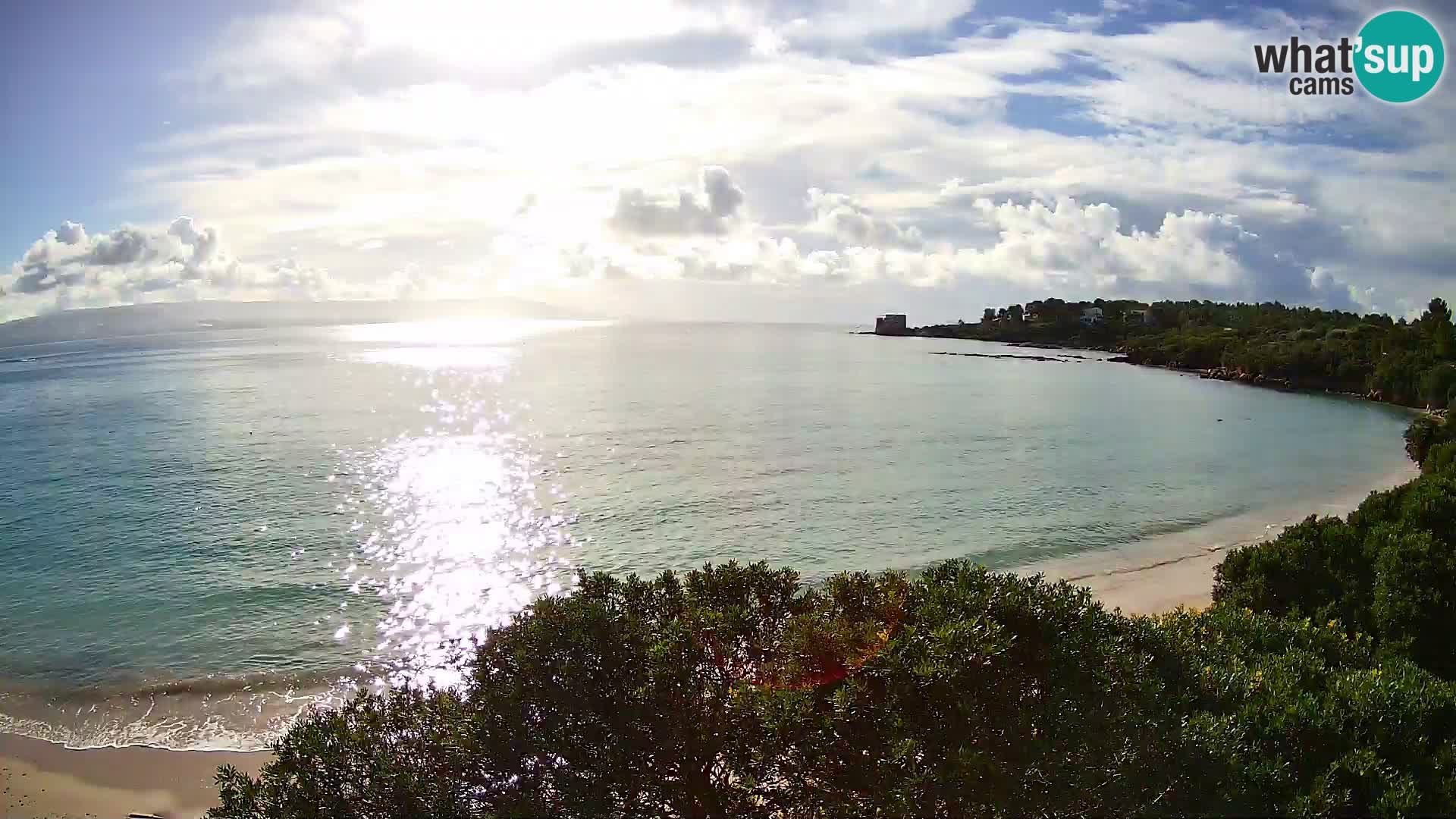 Webcam Lazzaretto beach | Alghero | Sardinia