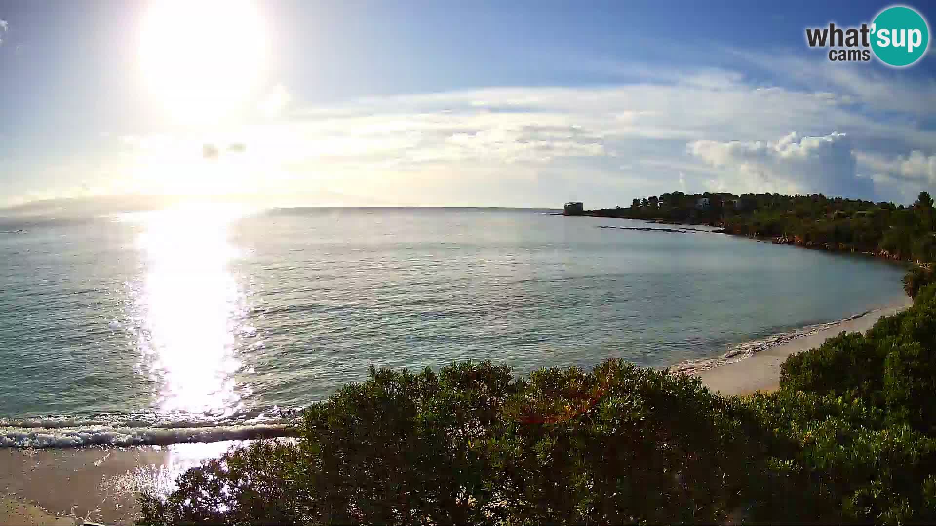 Webcam Lazzaretto Strand | Alghero | Sardinien