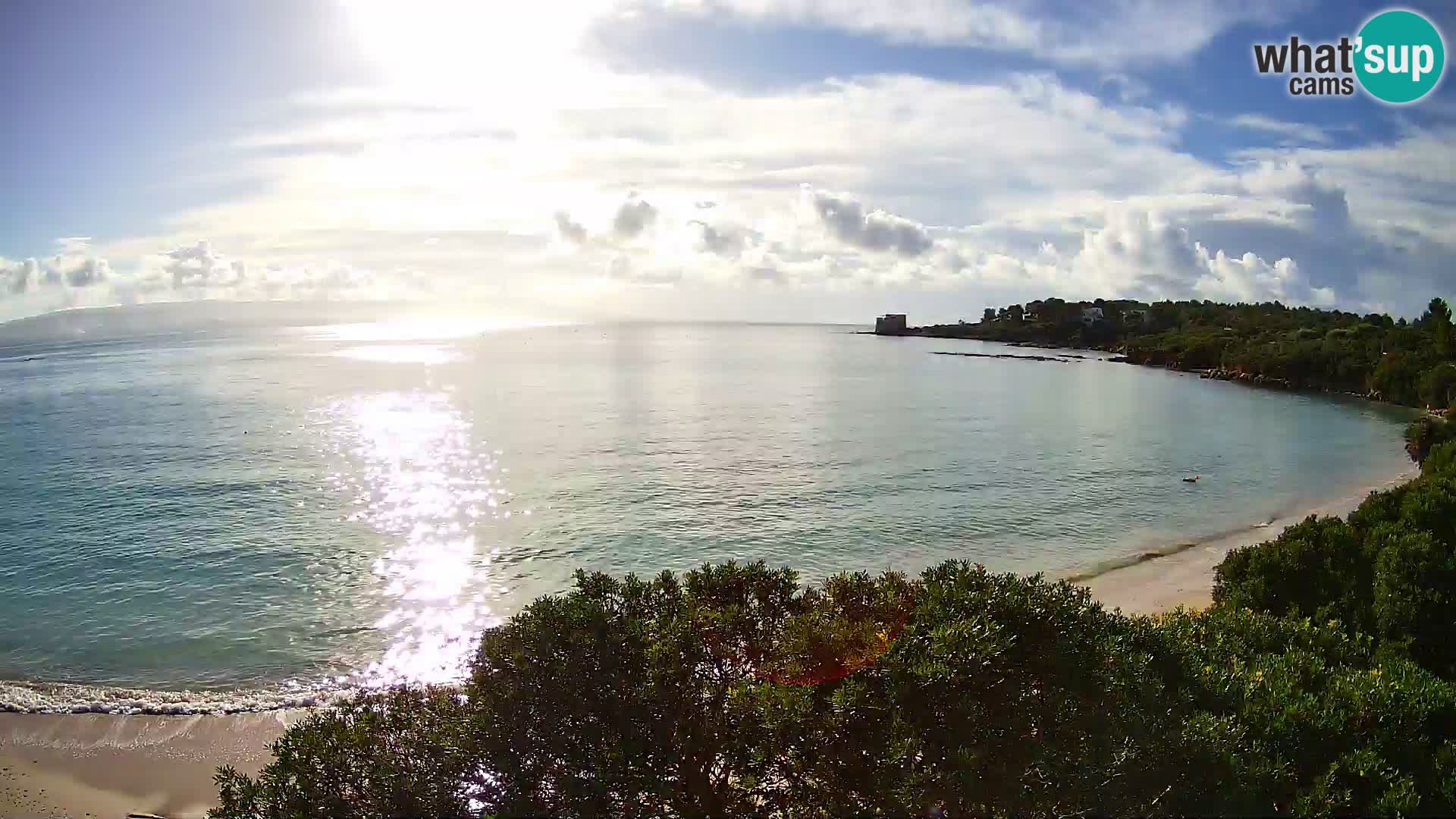 Webcam Lazzaretto beach | Alghero | Sardinia