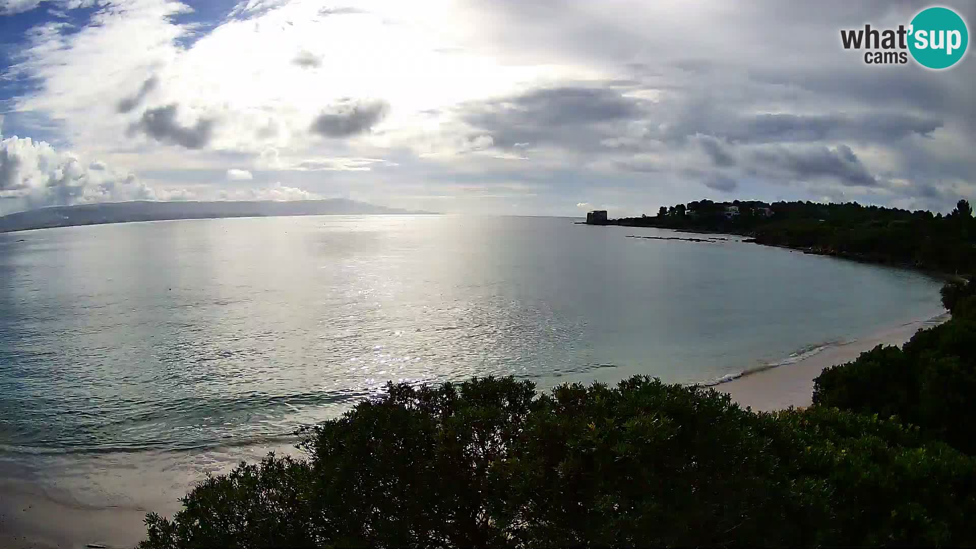 Web kamera plaža Lazzaretto | Alghero | Sardinija