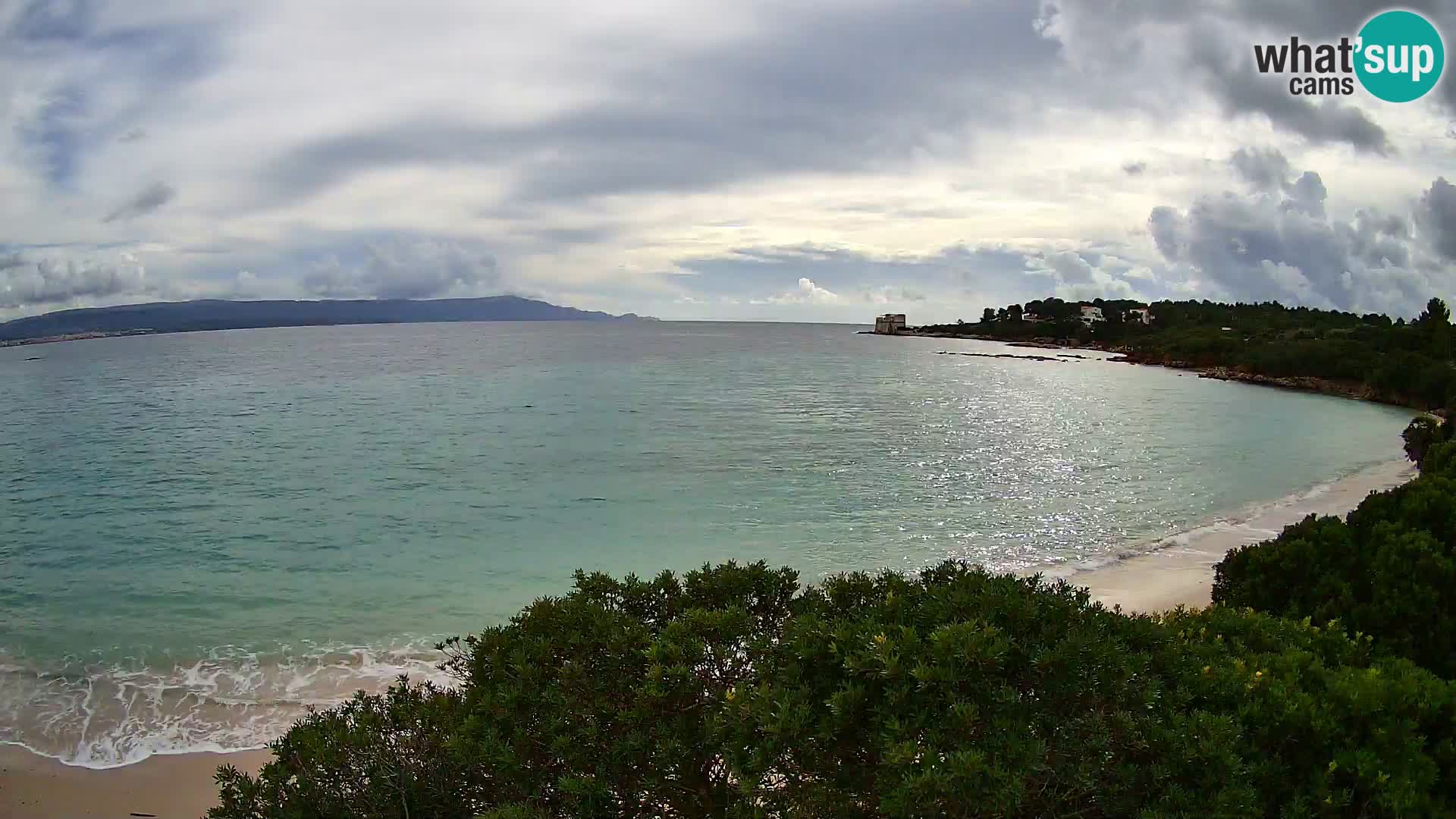 Plage Lazzaretto livecam | Alghero | Sardaigne