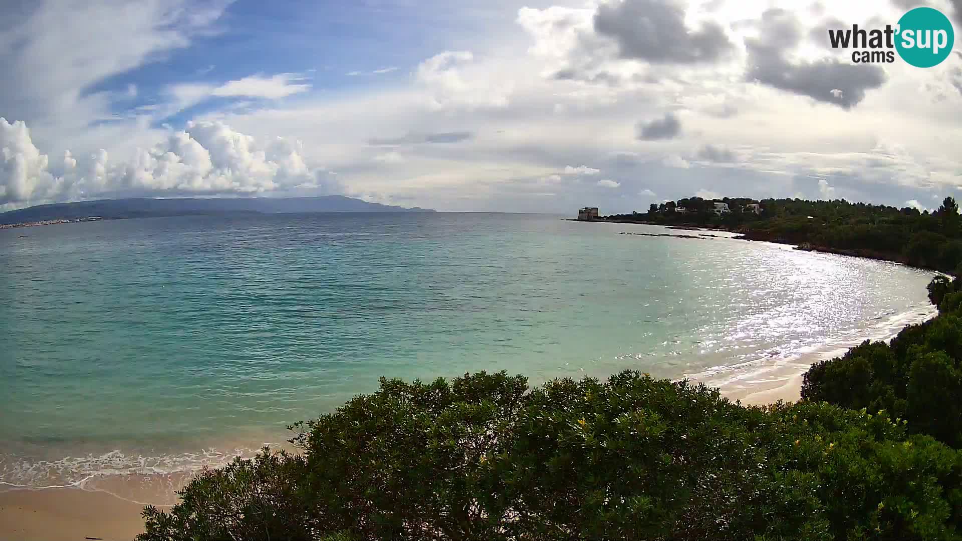 Webcam Lazzaretto Strand | Alghero | Sardinien