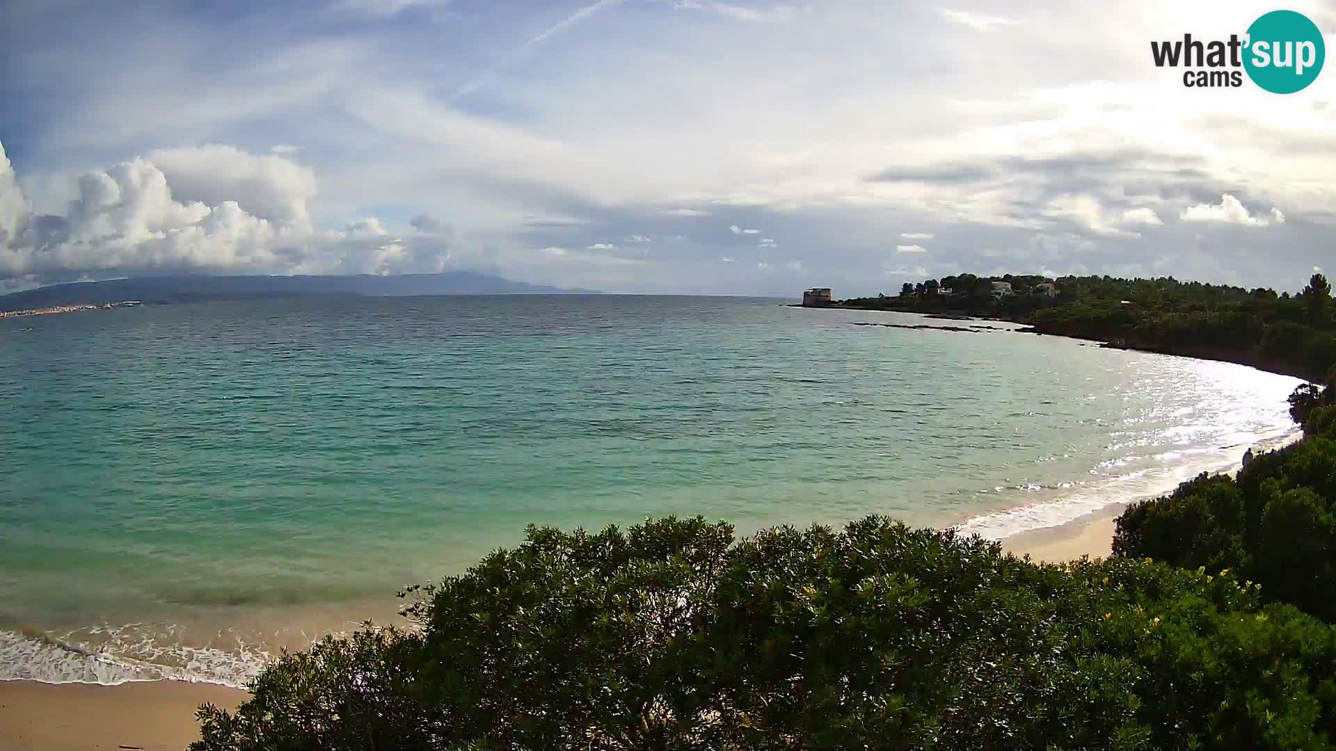 Plage Lazzaretto livecam | Alghero | Sardaigne