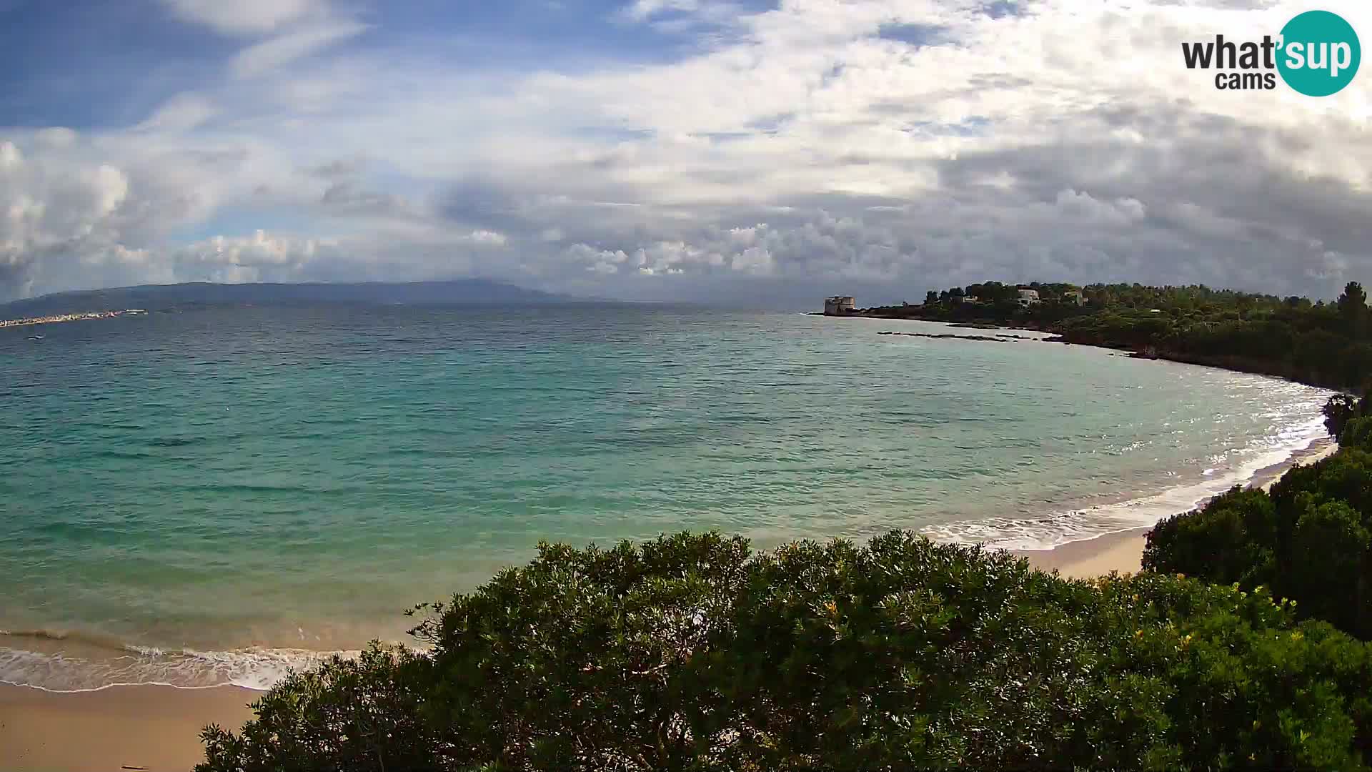 Webcam Lazzaretto beach | Alghero | Sardinia
