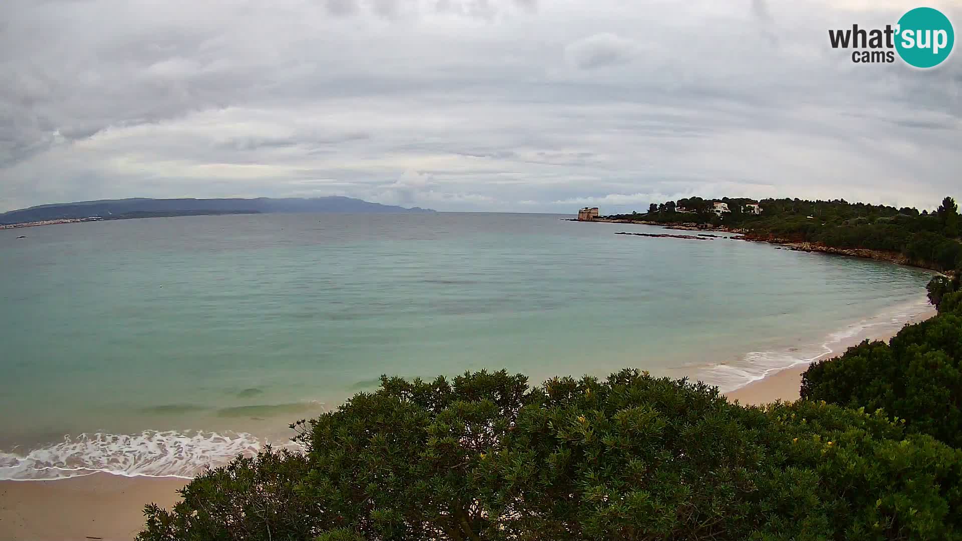 Webcam Lazzaretto beach | Alghero | Sardinia