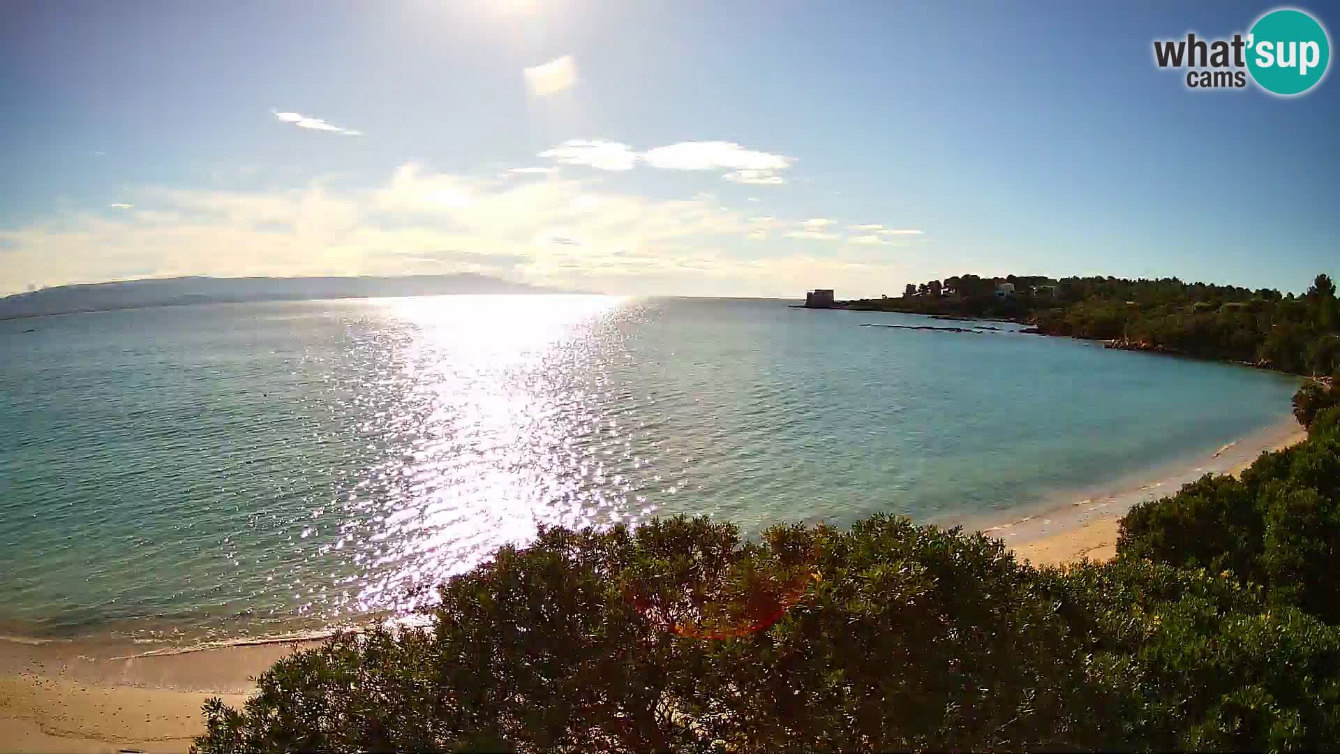 Webcam Lazzaretto beach | Alghero | Sardinia