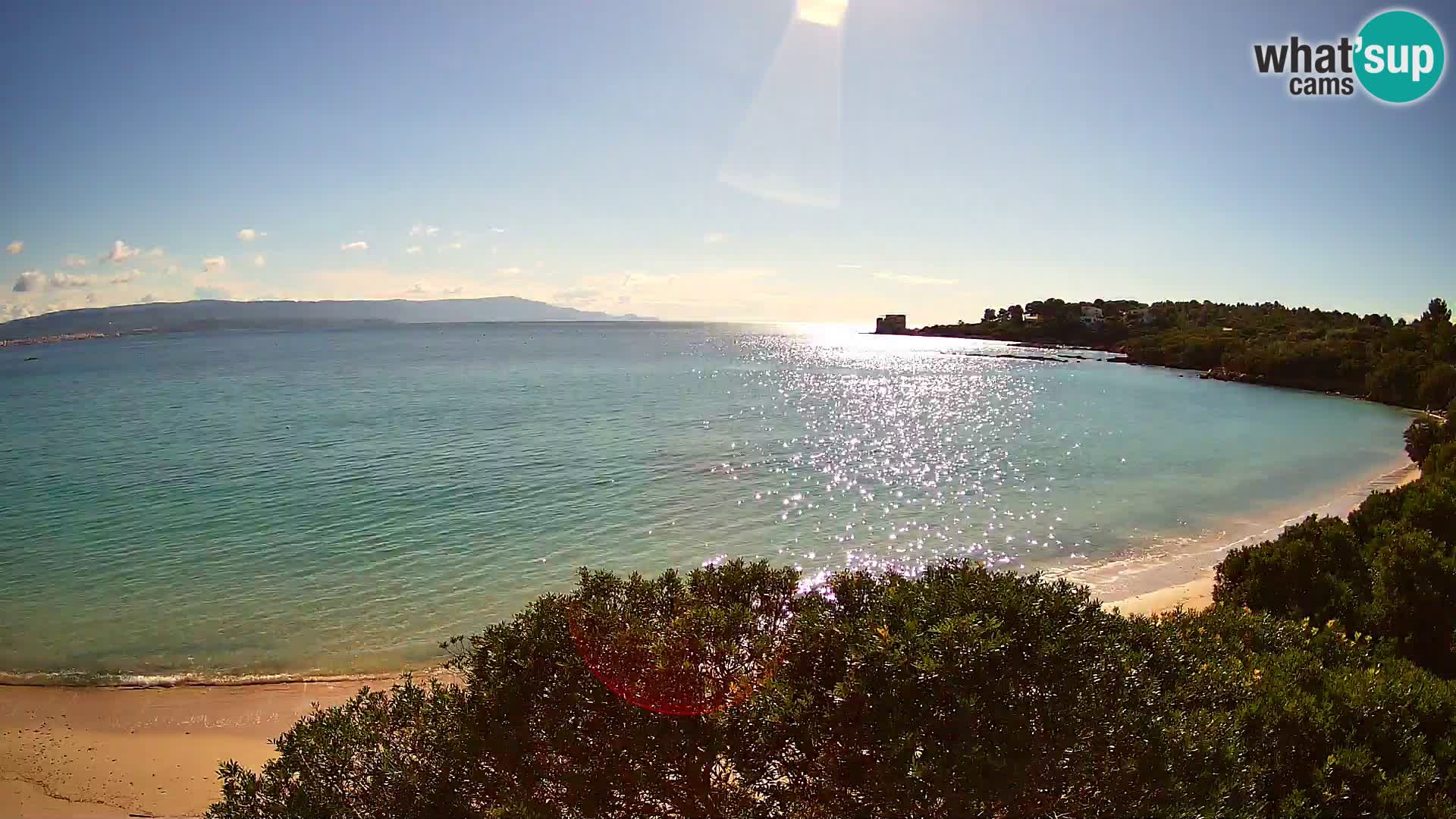 Webcam Lazzaretto Strand | Alghero | Sardinien