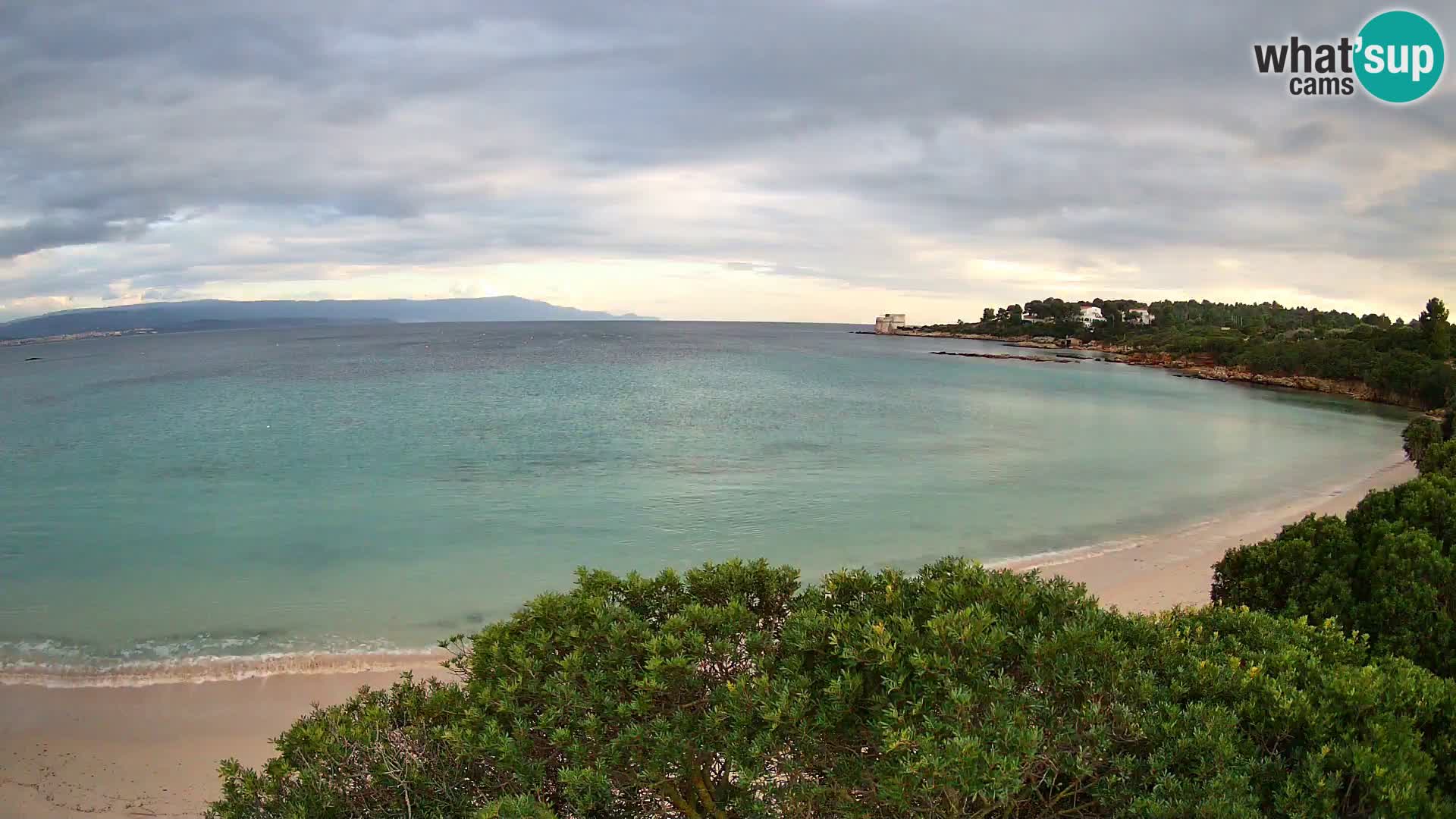 Kamera plaža Lazzaretto | Alghero | Sardinija